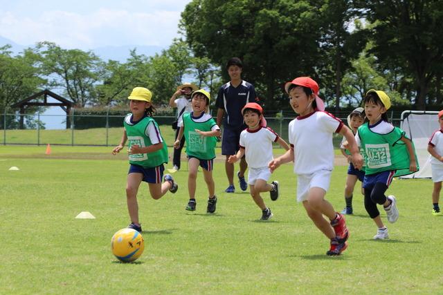 甲斐市キッズサッカー交流大会の様子の写真2