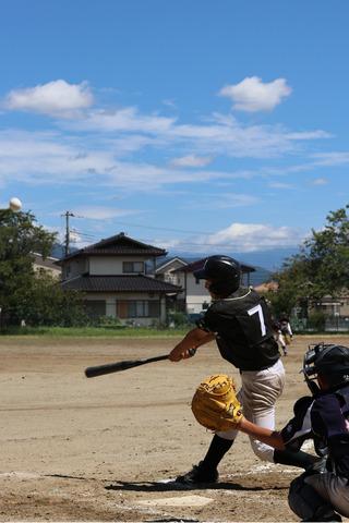 甲斐市内中学生交流野球大会の様子の写真6