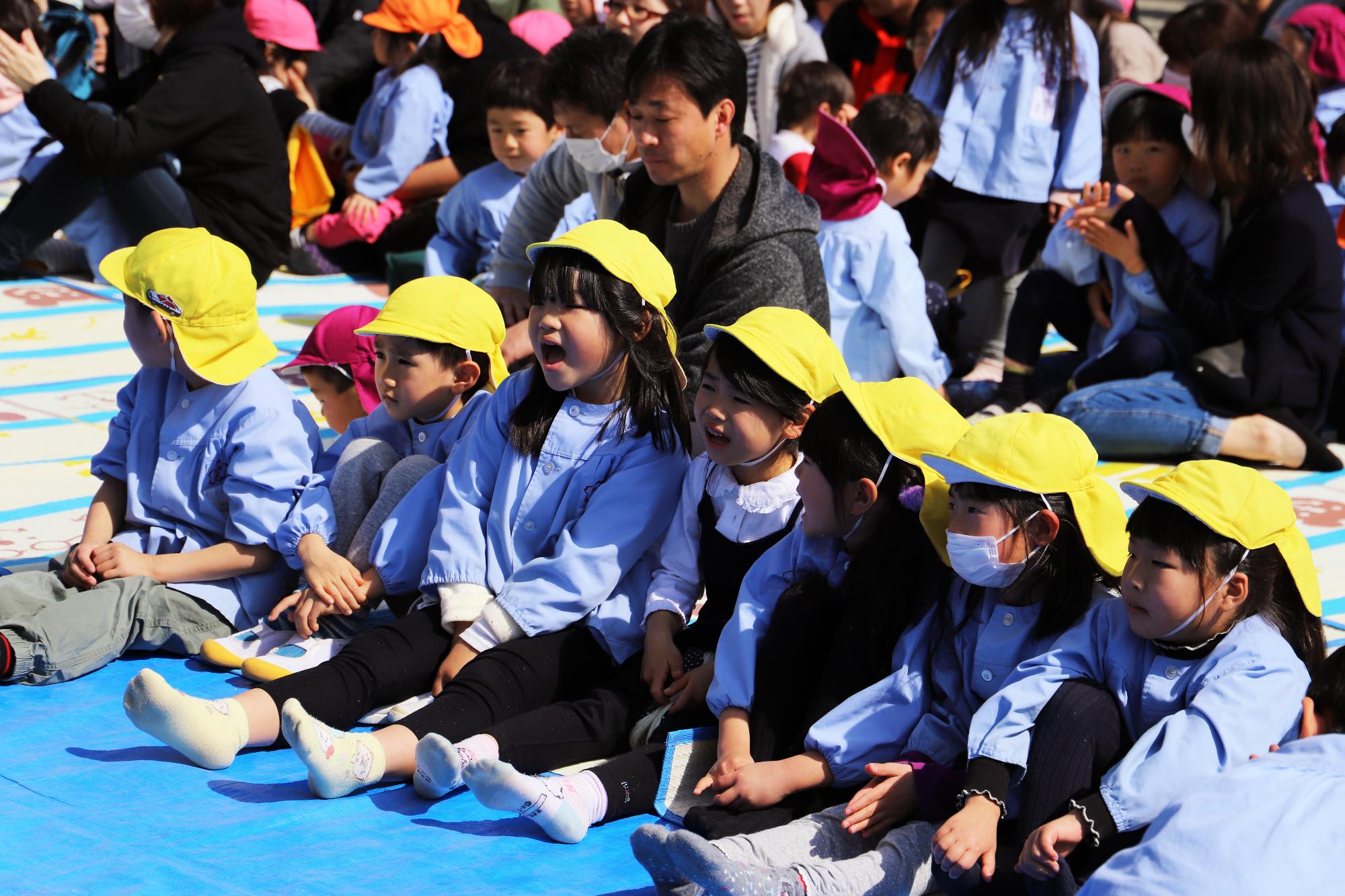 子どもたちがとても楽しそうです