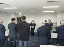 農家のための無料相談会での市長の写真