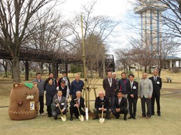 赤坂台総合公園サクラ植樹の写真