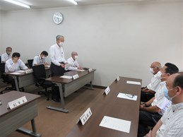 甲斐市一般会計ほか各特別会計決算審査開始式