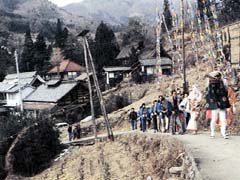 下福沢の道祖神祭の写真