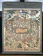 慈照寺が所有する絹本著色仏涅槃図の写真
