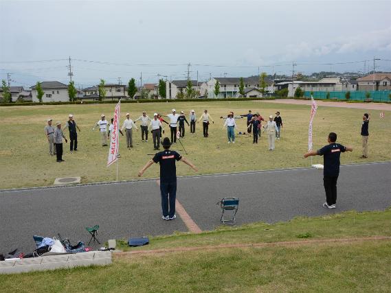 敷島台自治会グラウンド・ゴルフ部表彰の写真