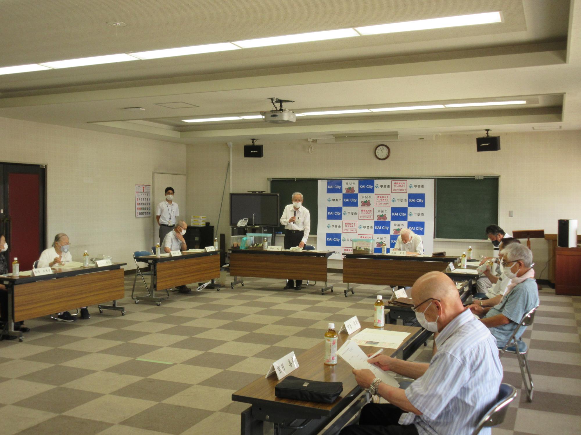 鈴虫の声を聴く会情報交換会の写真