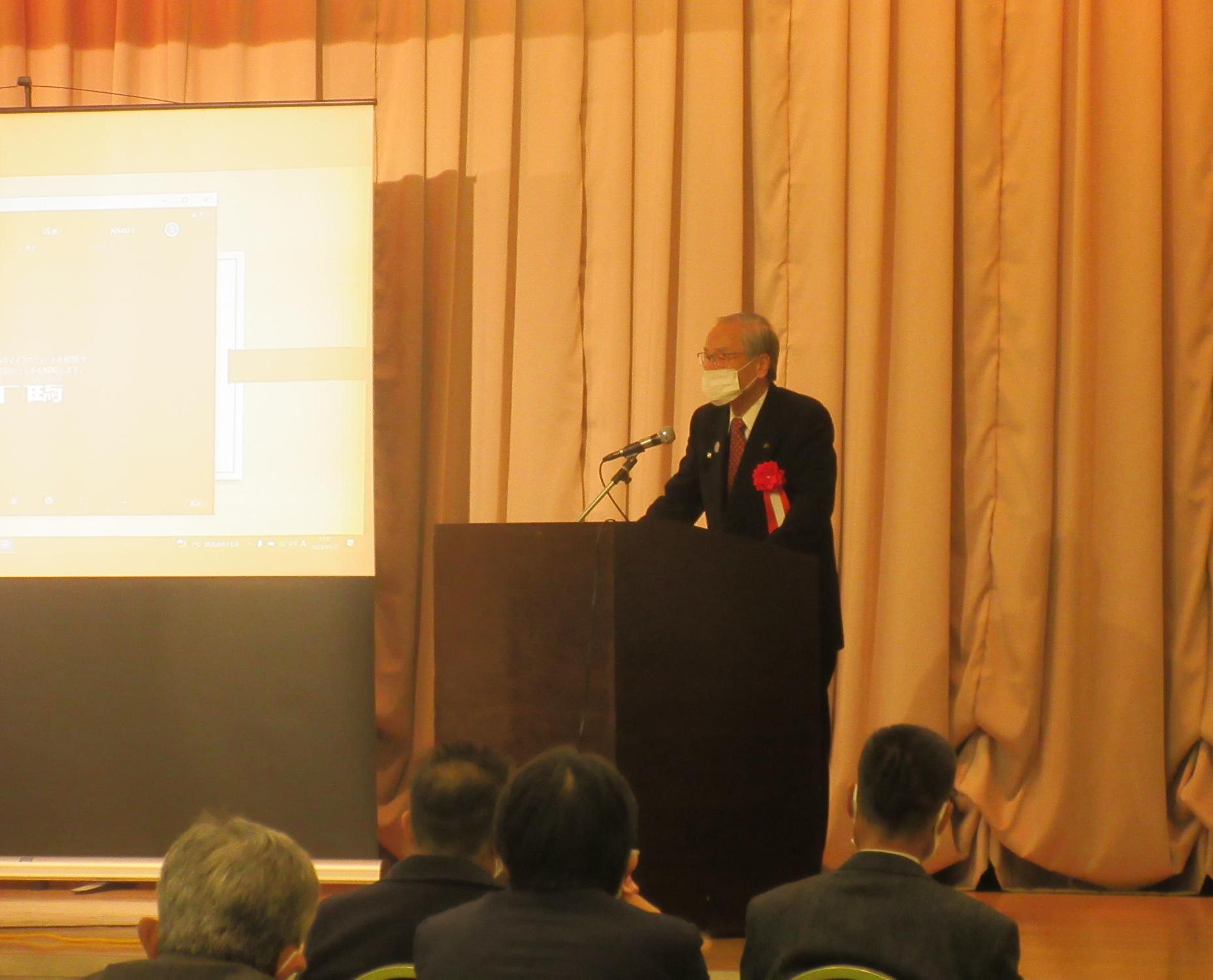 山梨県自動車車体整備協同組合賀詞交歓会の写真