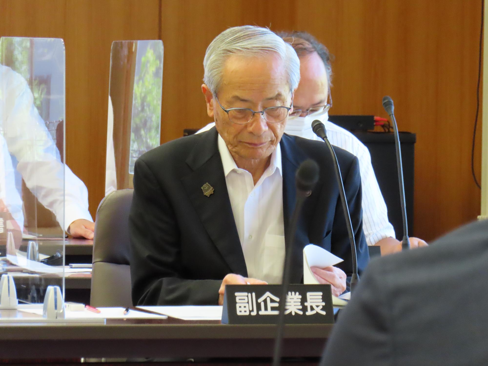 R5第2回峡北地域広域水道企業団定例議会の写真