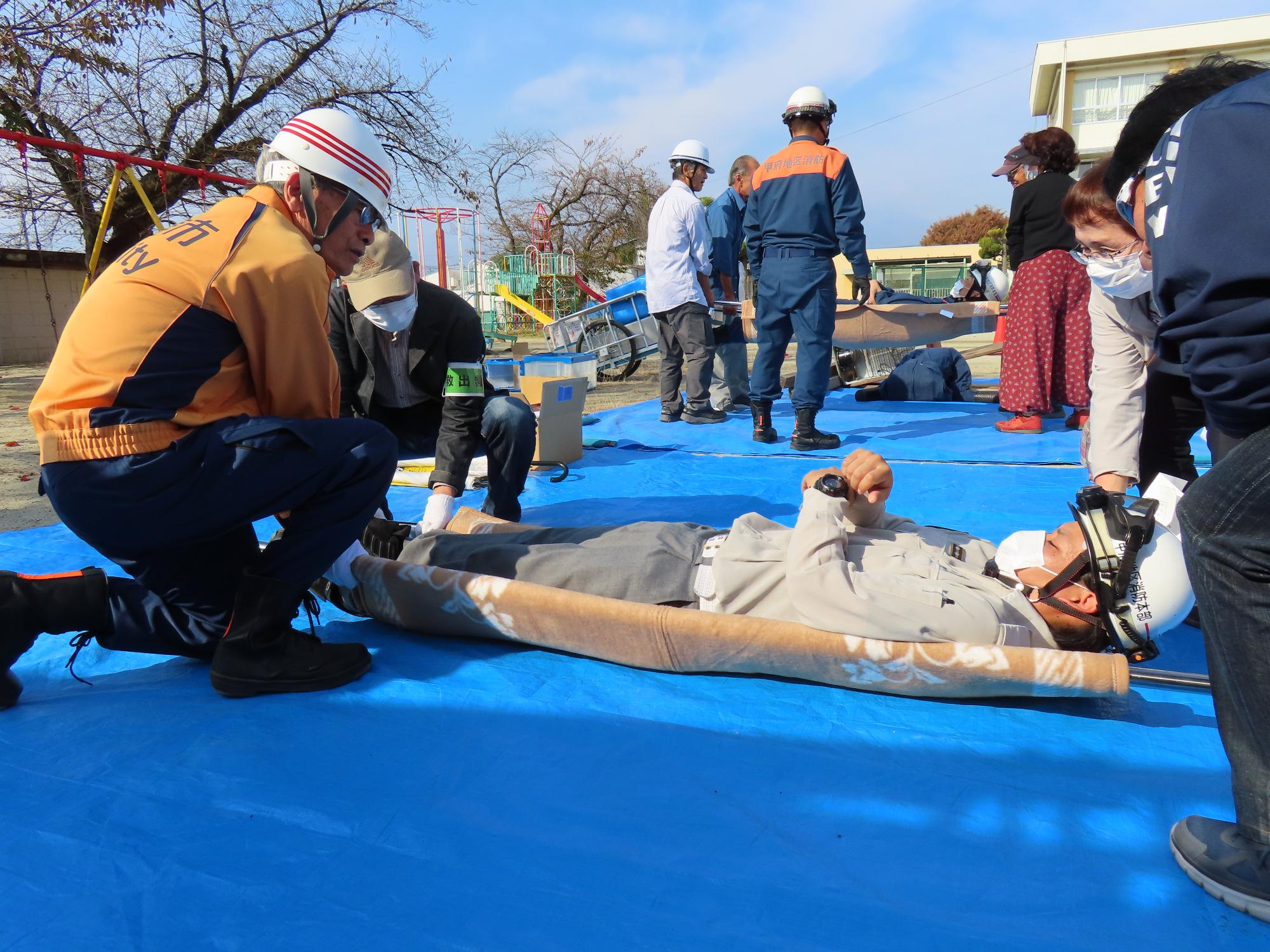 総合防災訓練の写真