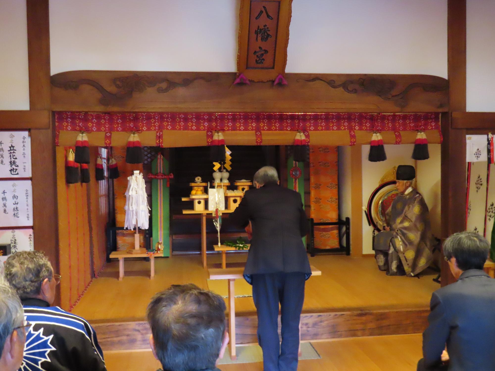 甲斐韮崎交通安全協会令和6年交通安全祈願祭の写真