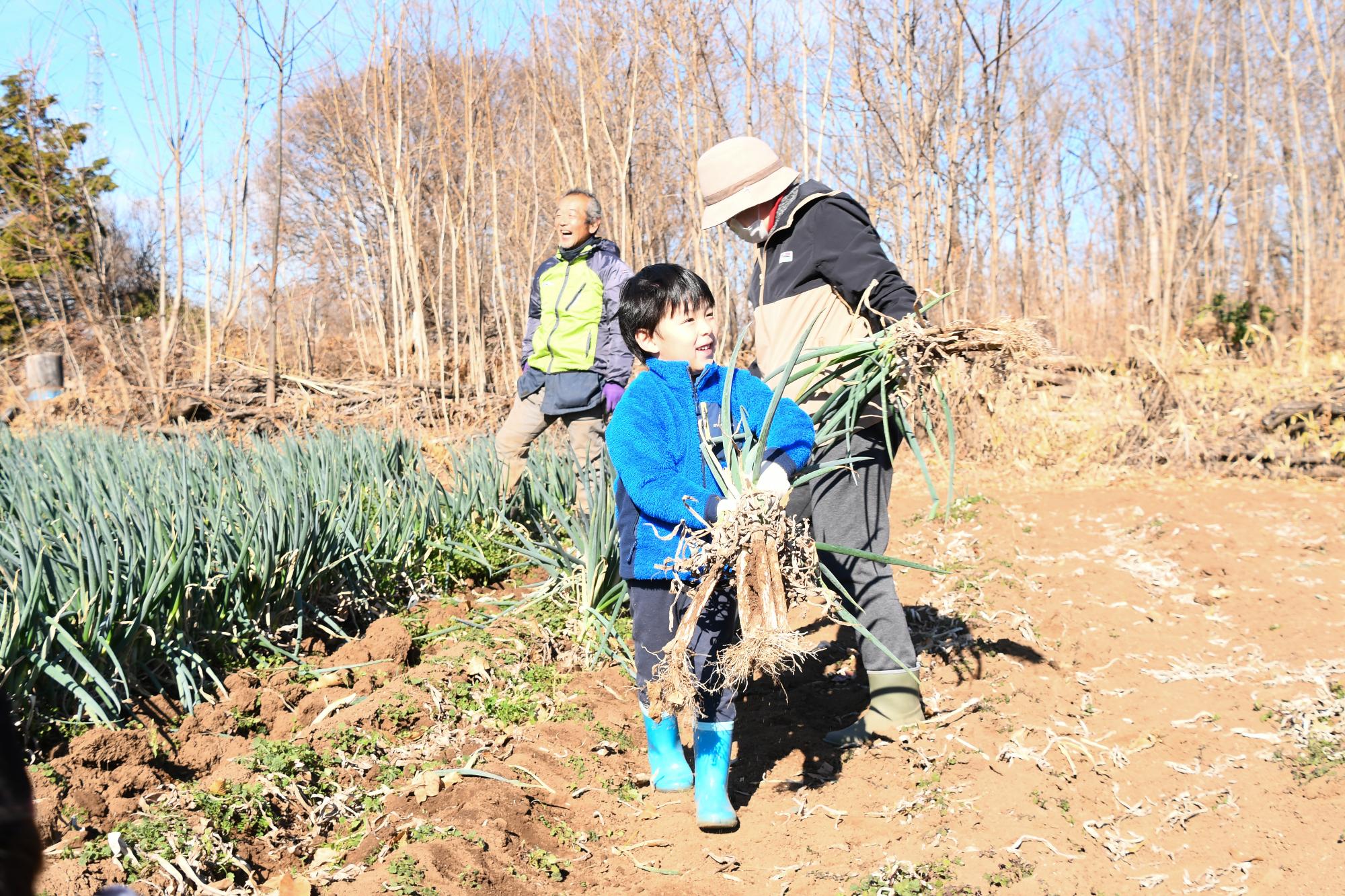 20231223ぎゅぎゅっとねぎ収穫体験2