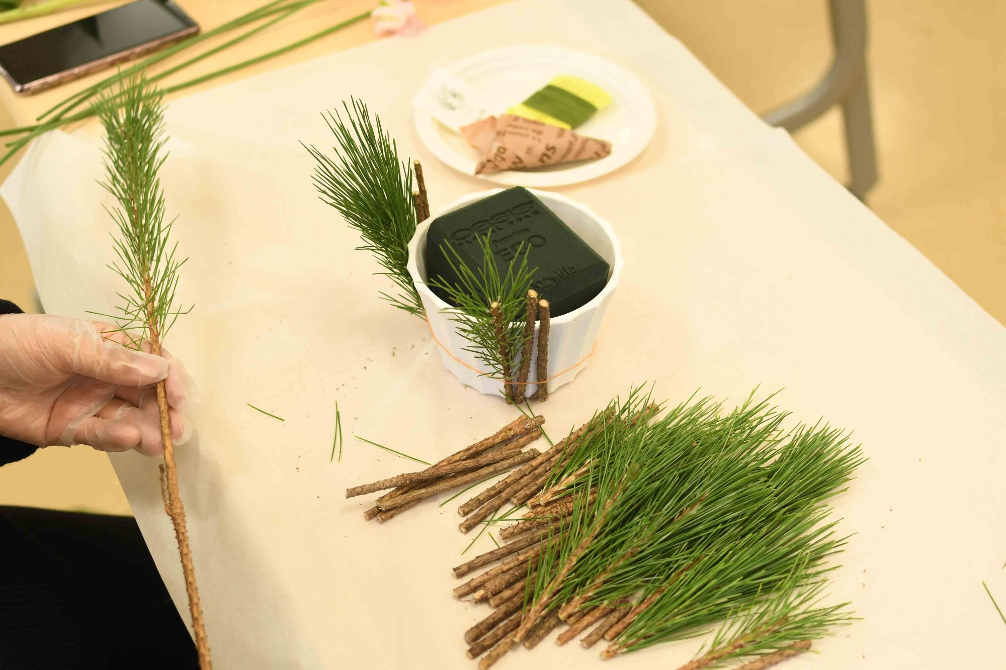 20231226フラワーアレンジメント7