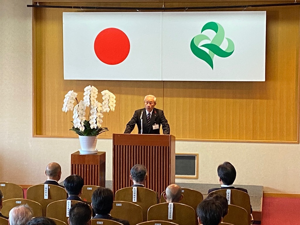 市長5期目就任式の写真