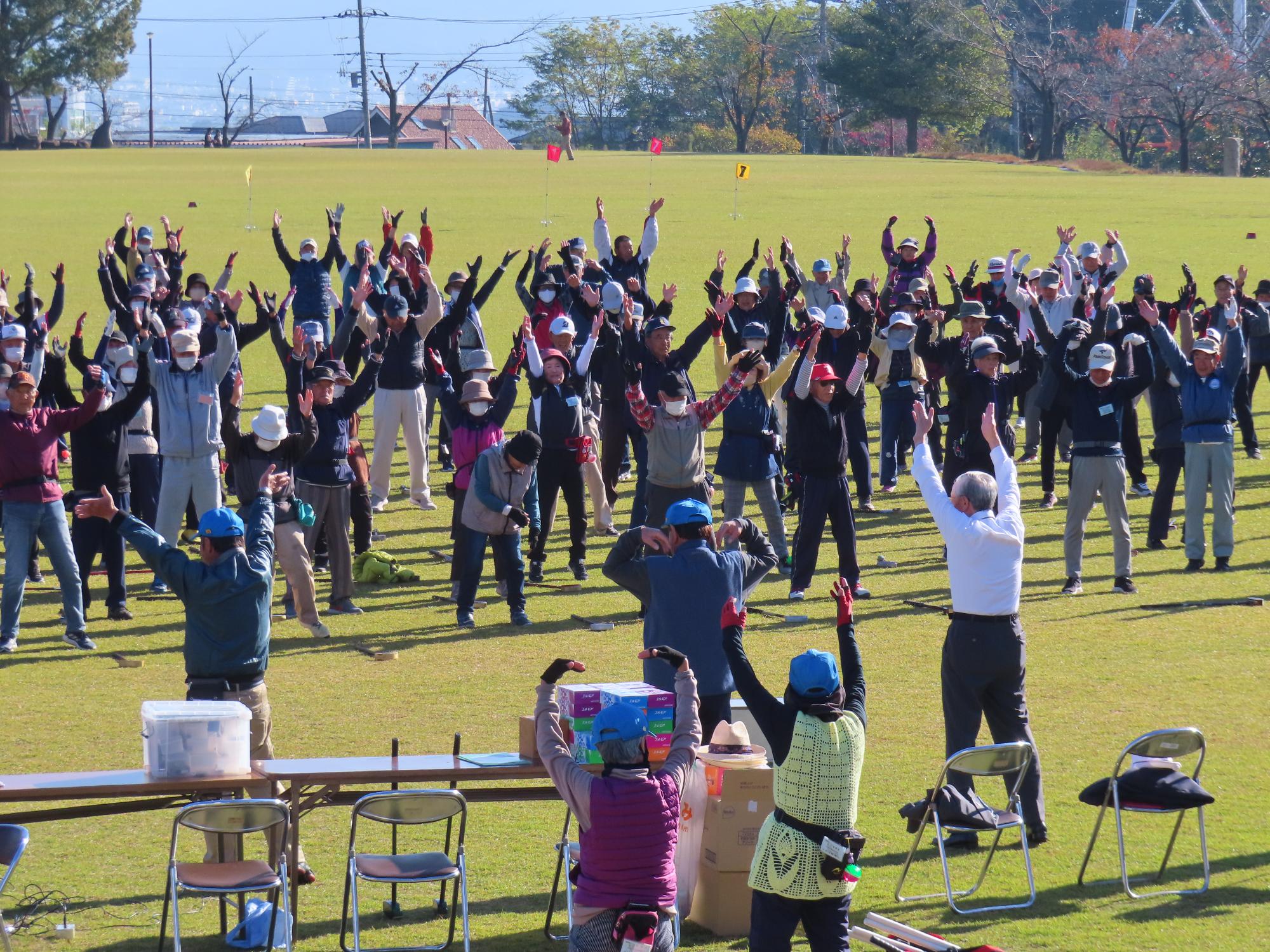 第39回甲斐市市民親善グラウンド・ゴルフ大会の写真