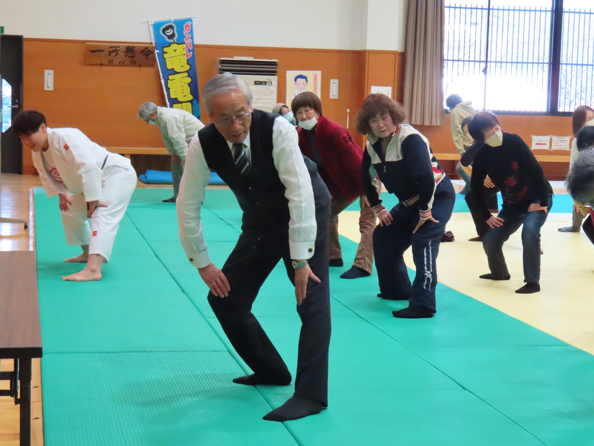 上手な転び方教室の写真