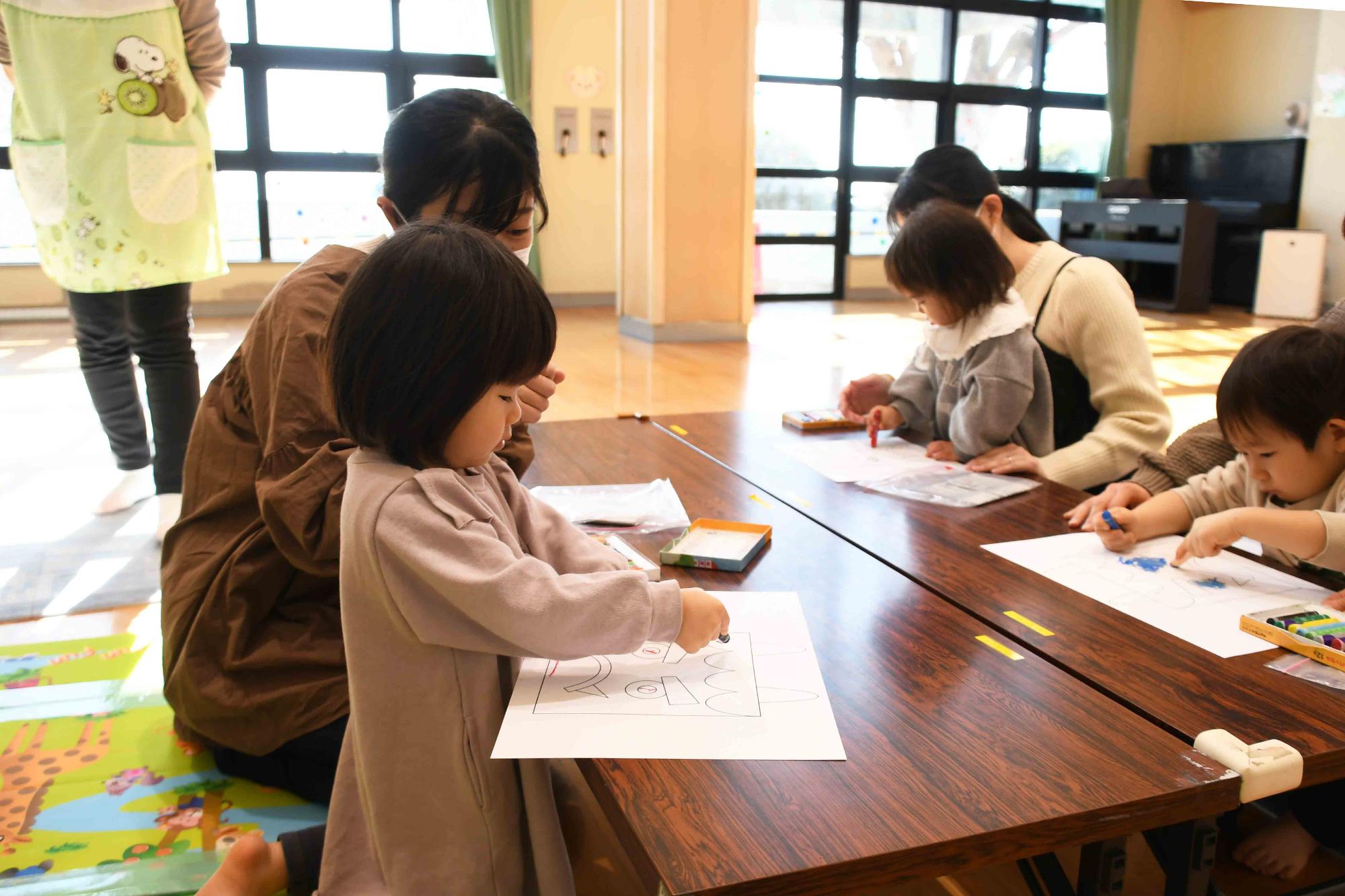 20240130竜王北児童館節分製作3