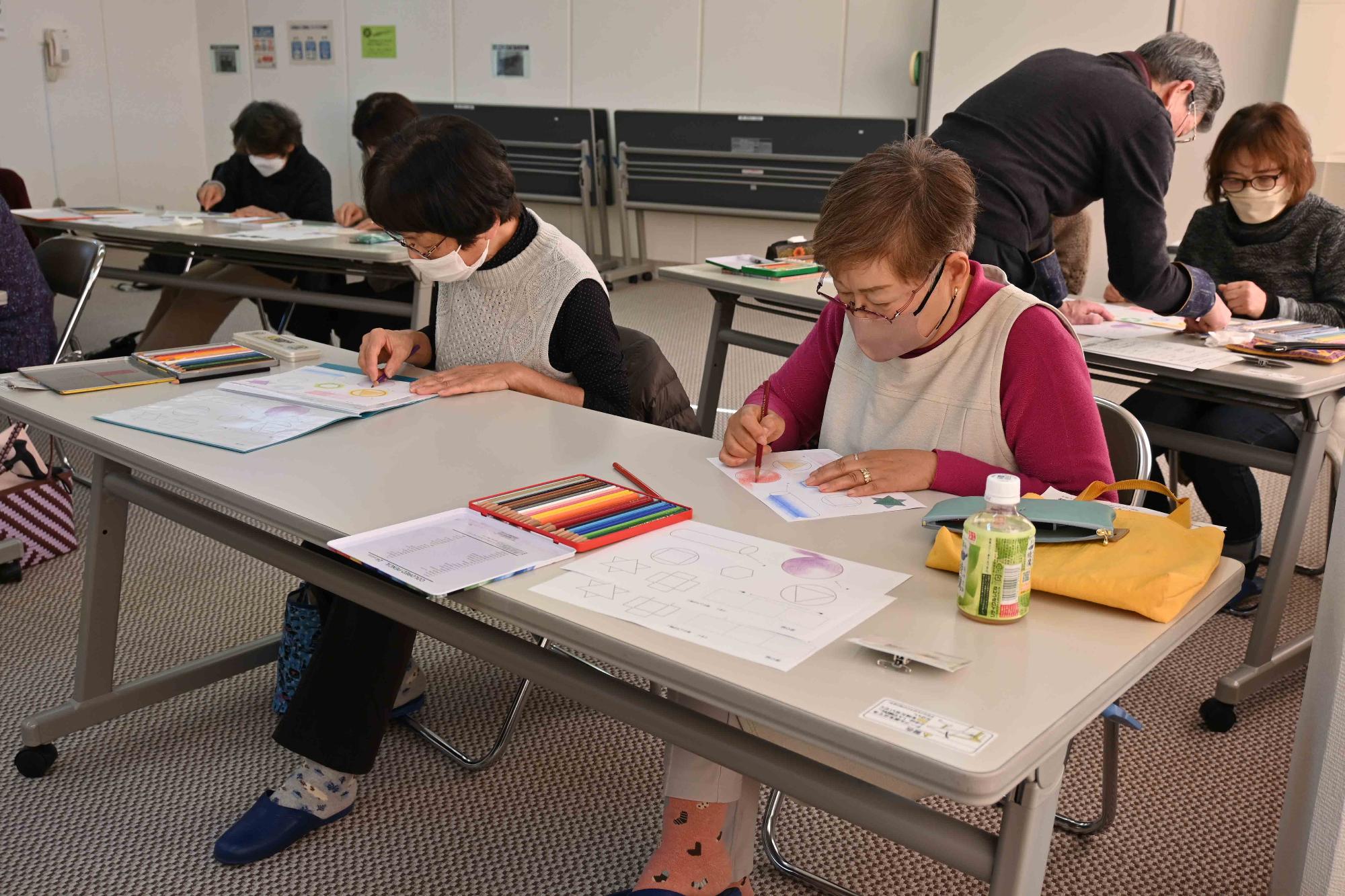 大人のぬり絵教室7