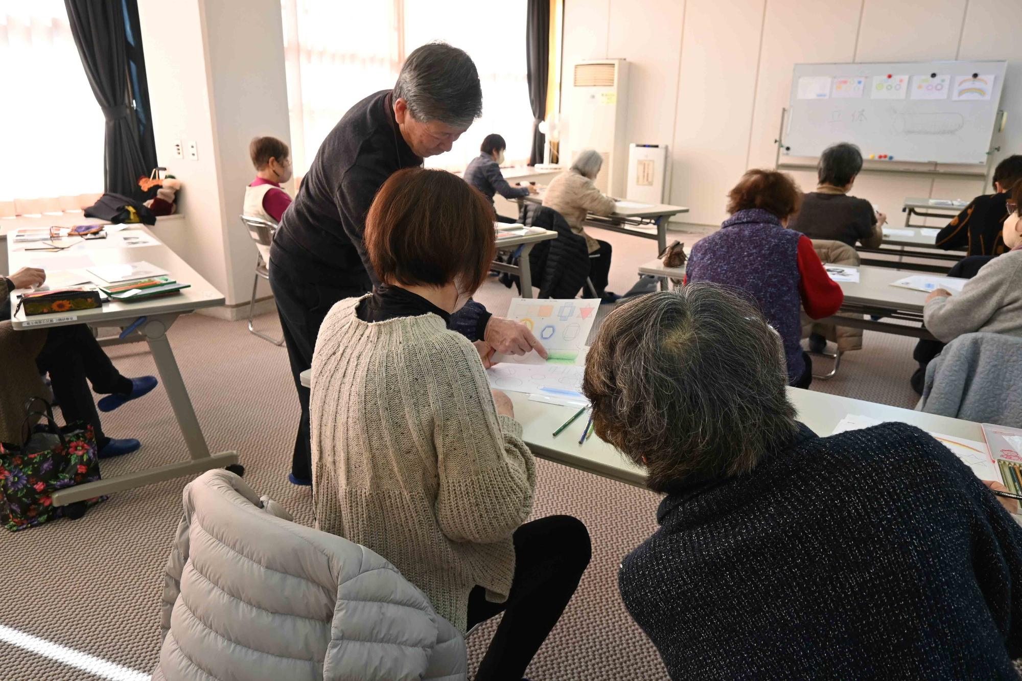 大人のぬり絵教室9