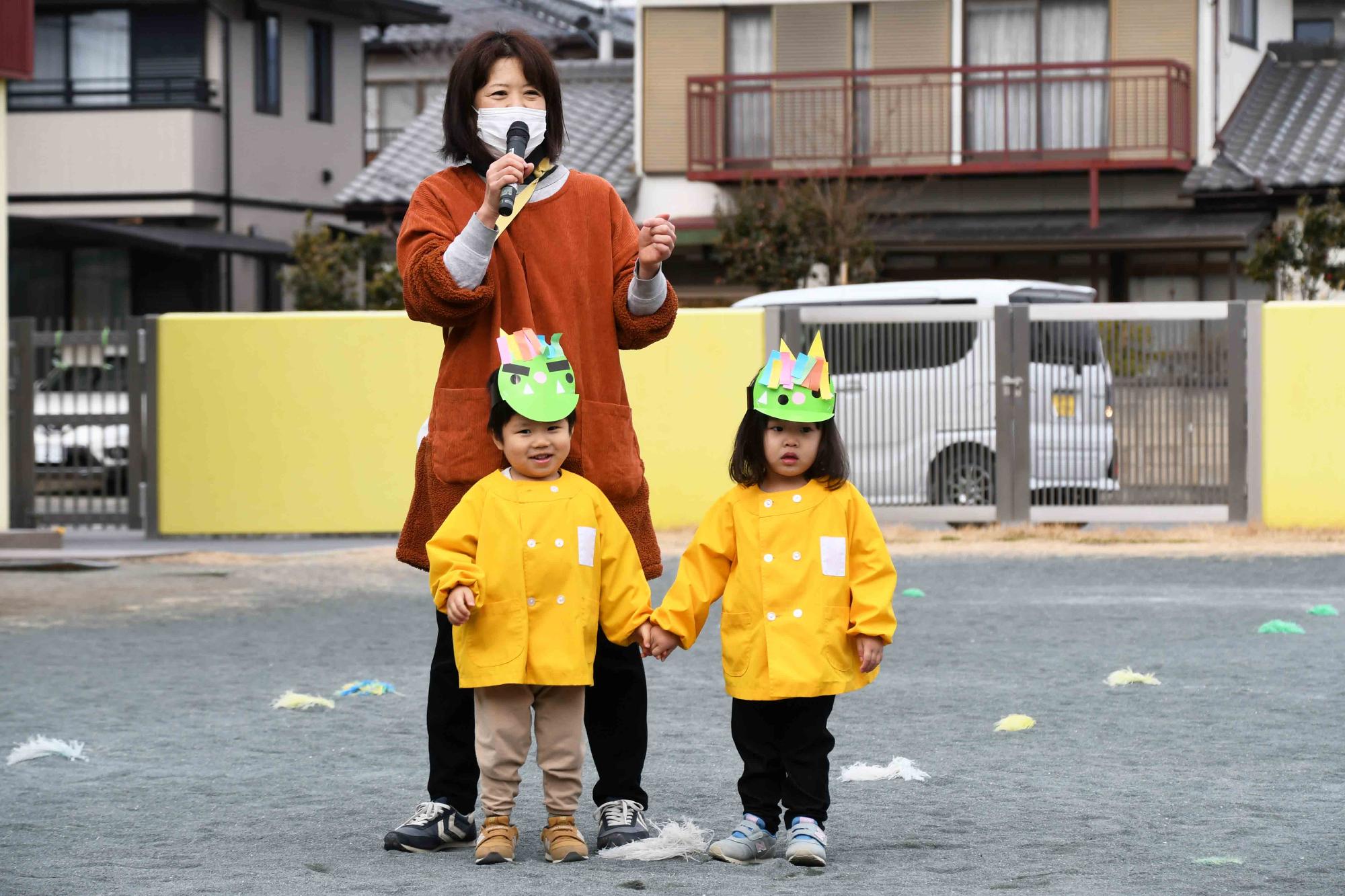 20240202竜王北保育園豆まき集会6