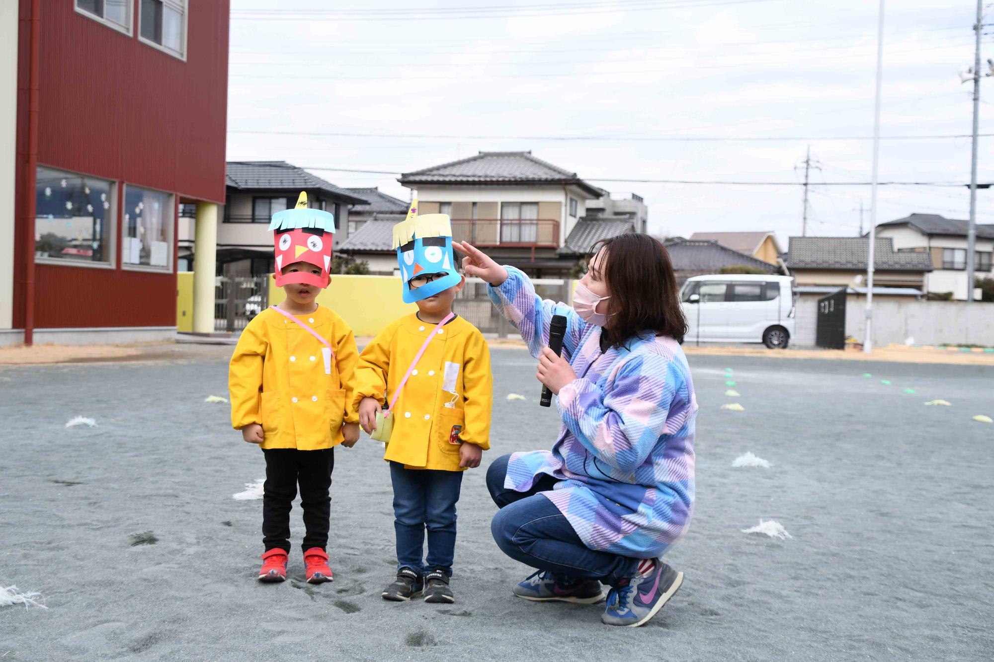 20240202竜王北保育園豆まき集会7