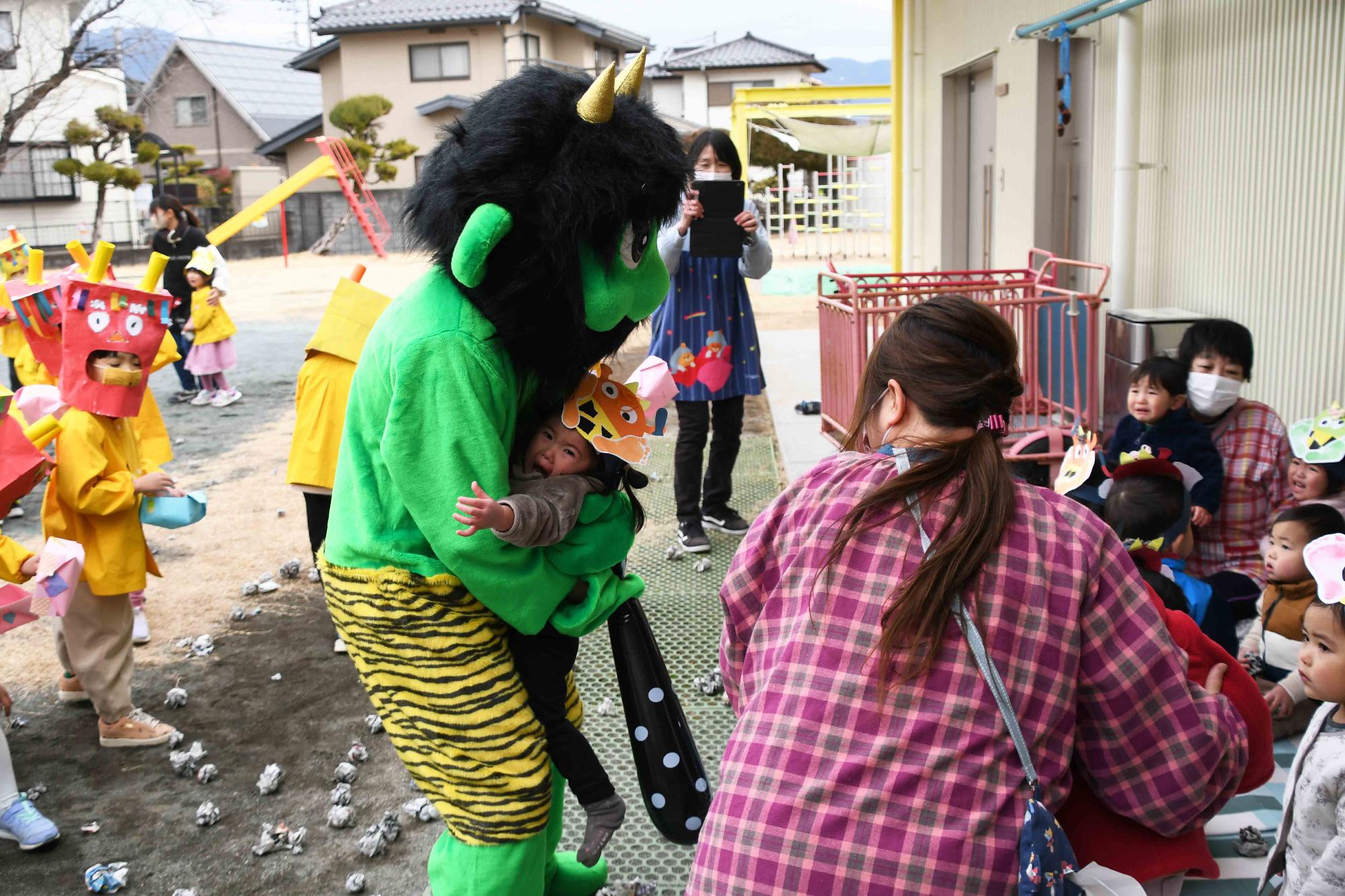 20240202竜王北保育園豆まき集会11