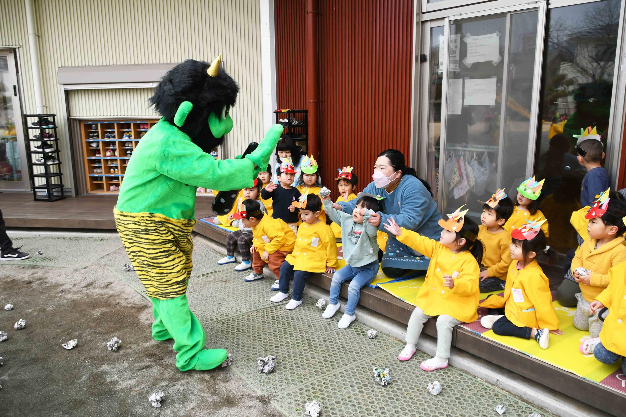 20240202竜王北保育園豆まき集会12