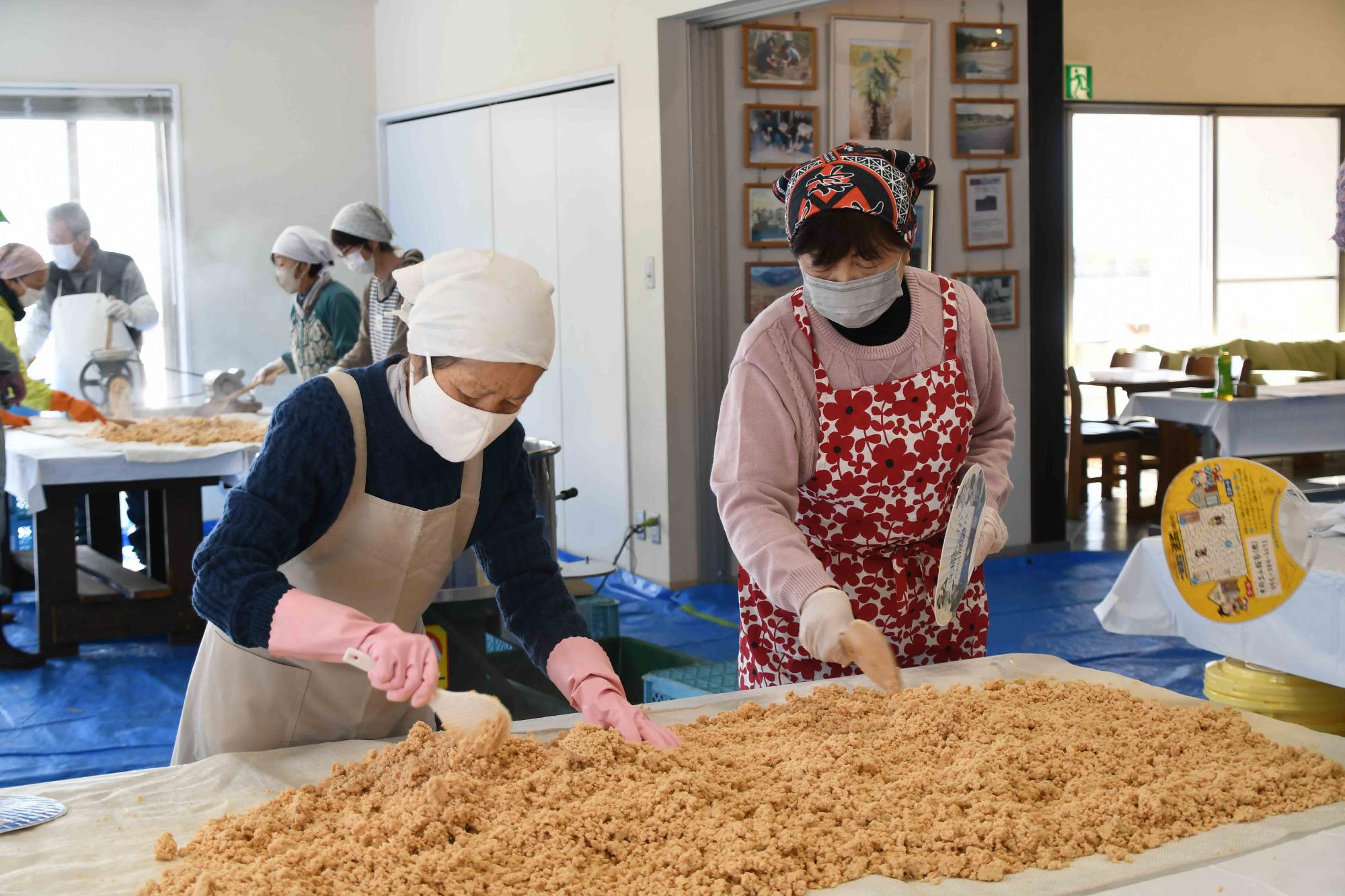 20240209ゆうのう敷島みそ作り体験5