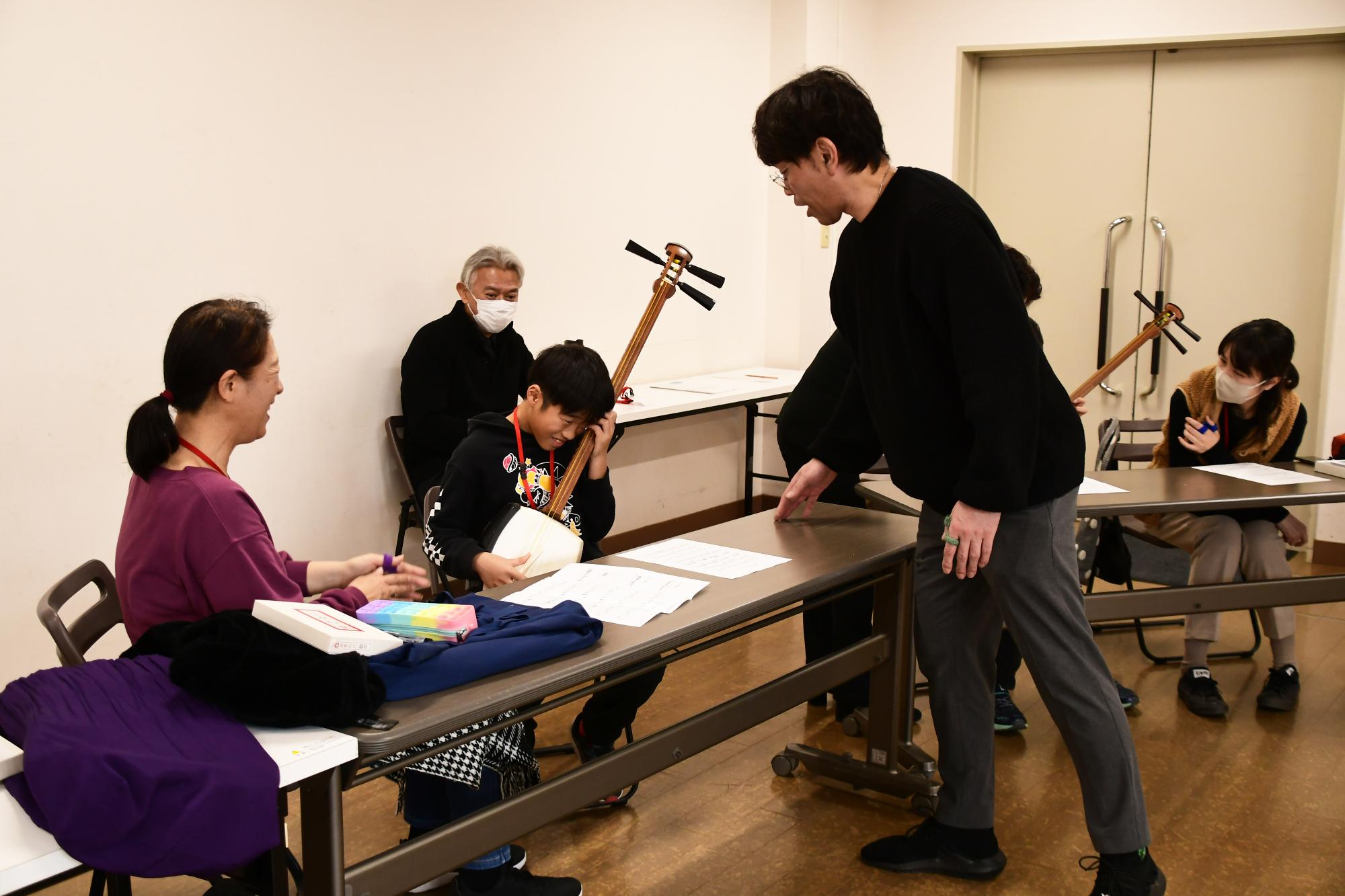 20240217親子で三味線5