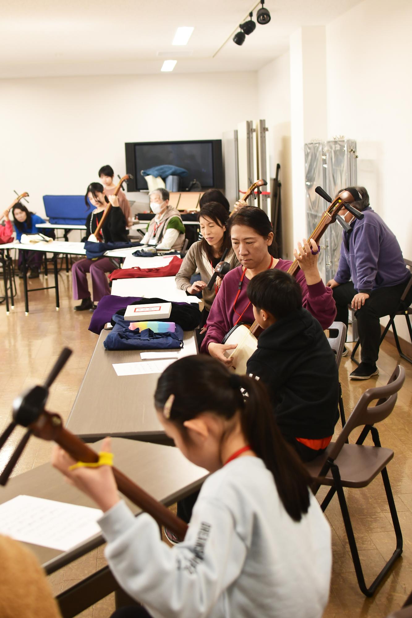 20240217親子で三味線8