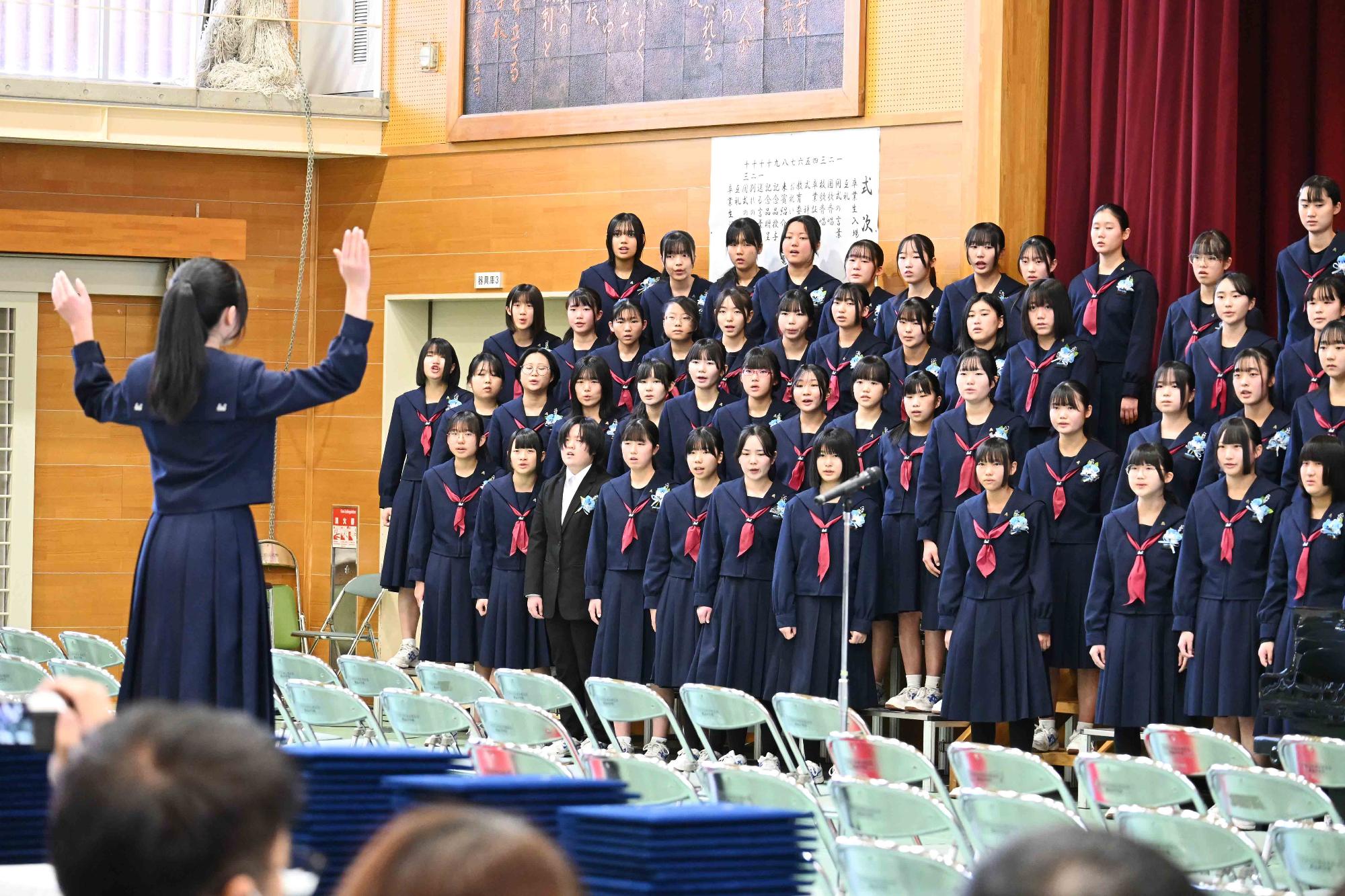 敷島中卒業式19