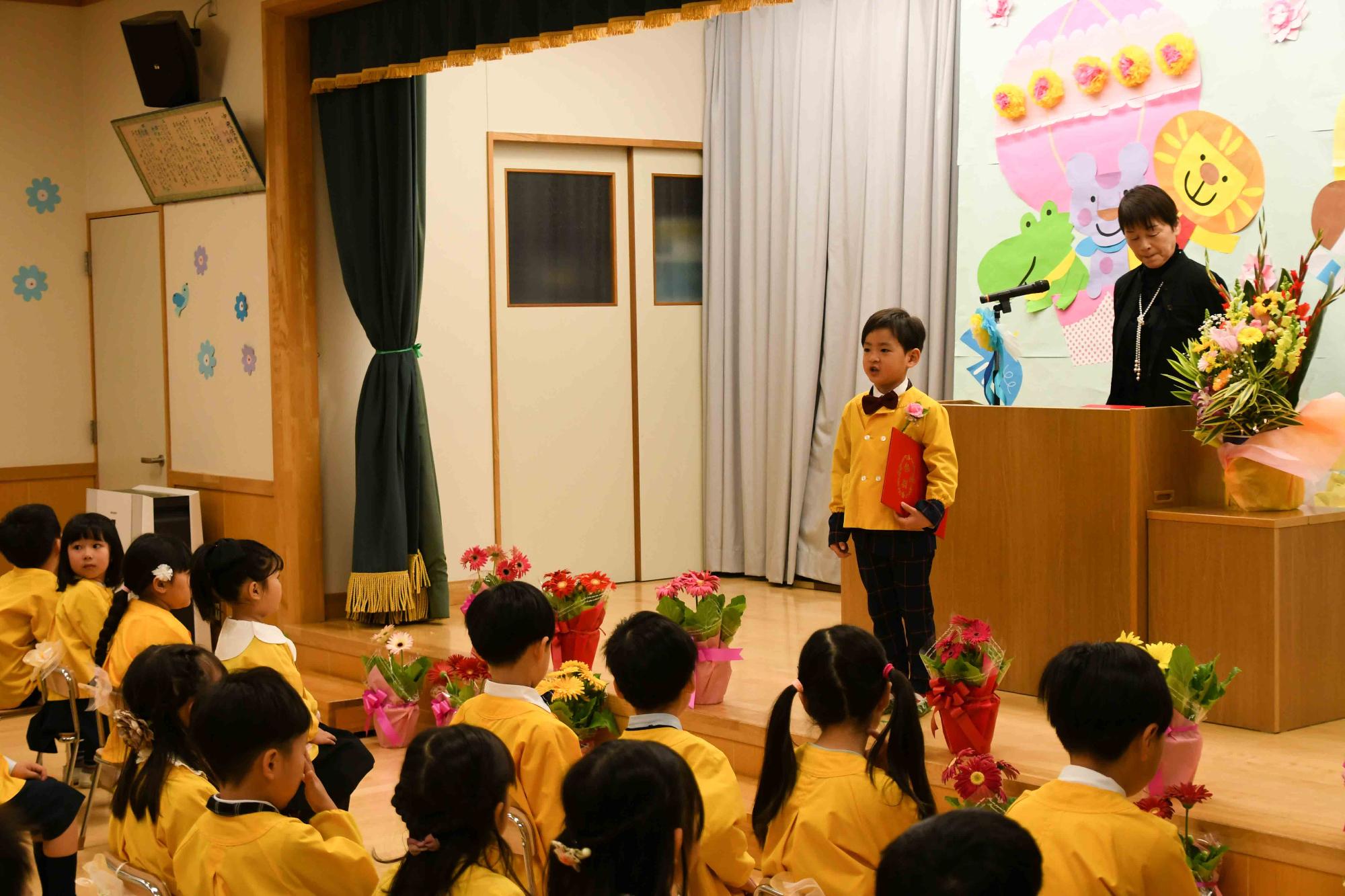 20240323竜王中央保育園卒園式5