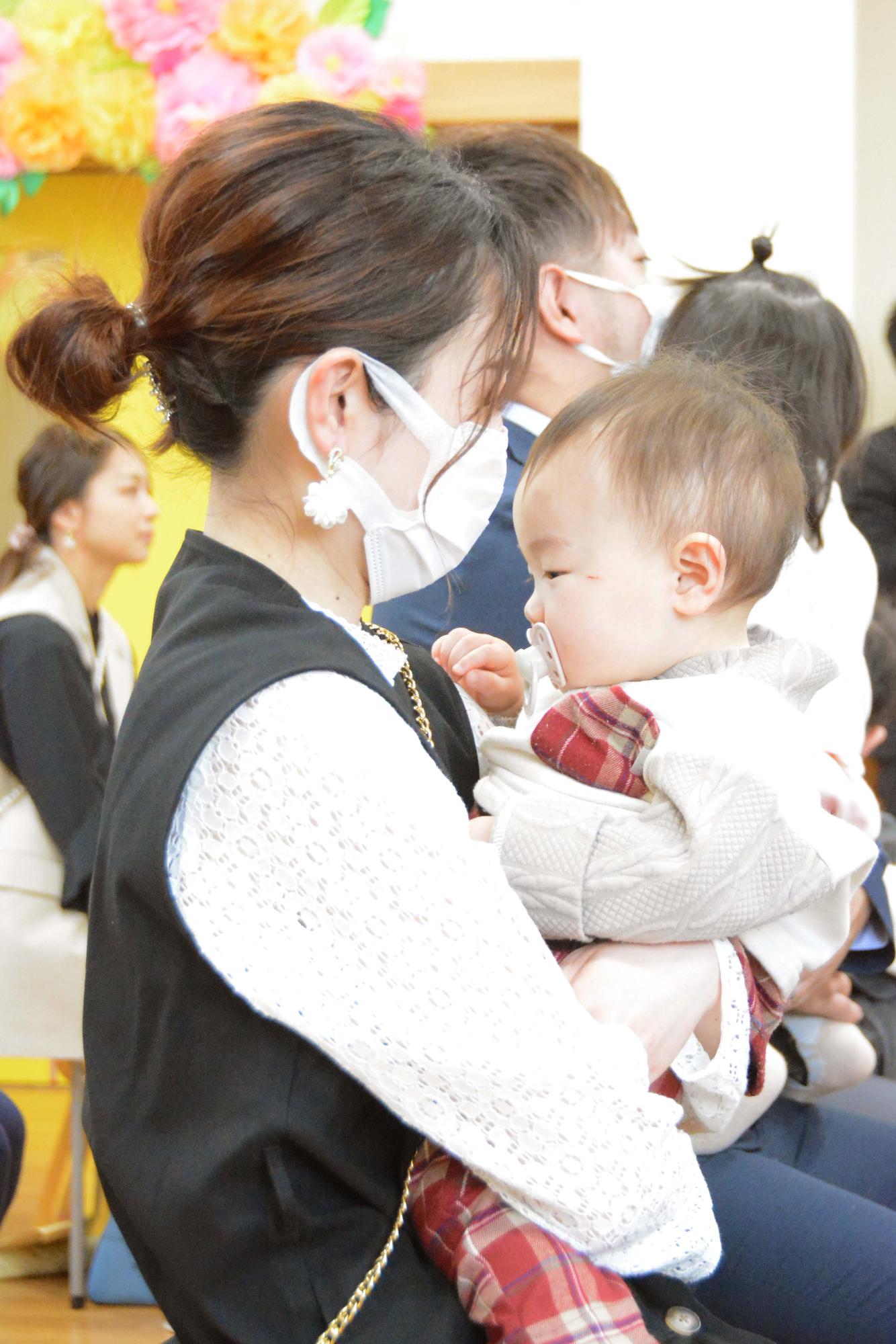 20240403竜王北保育園入園式5