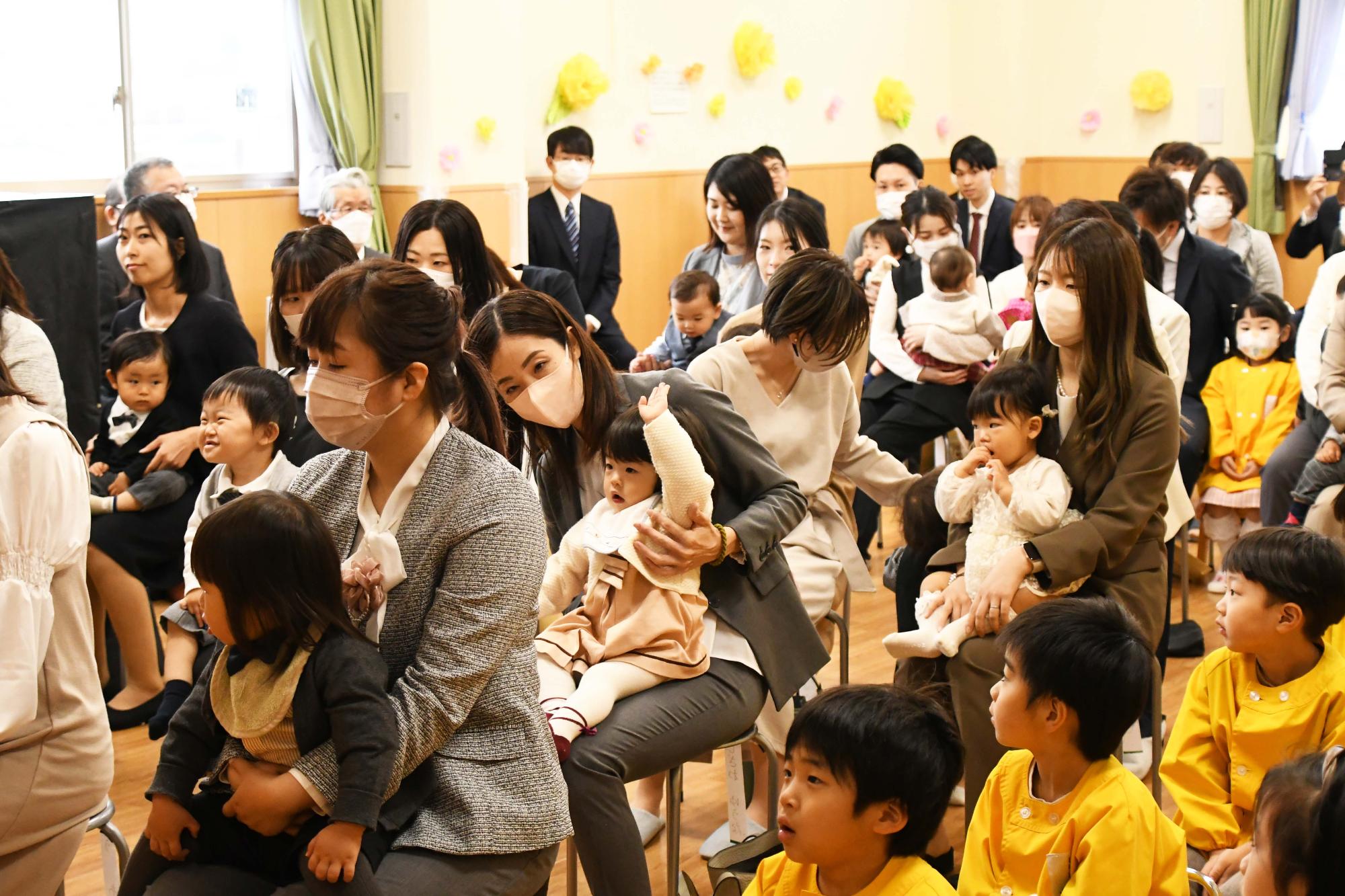 20240403竜王北保育園入園式8