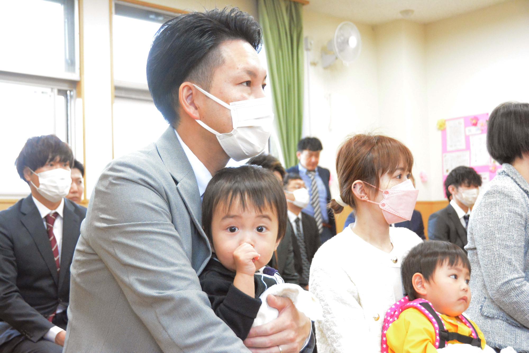 20240403竜王北保育園入園式11