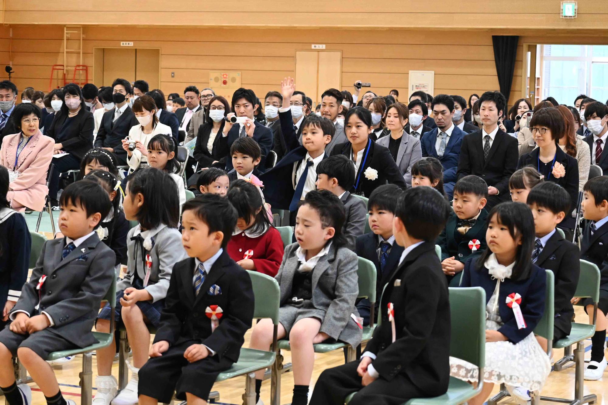 敷島南小入学式9