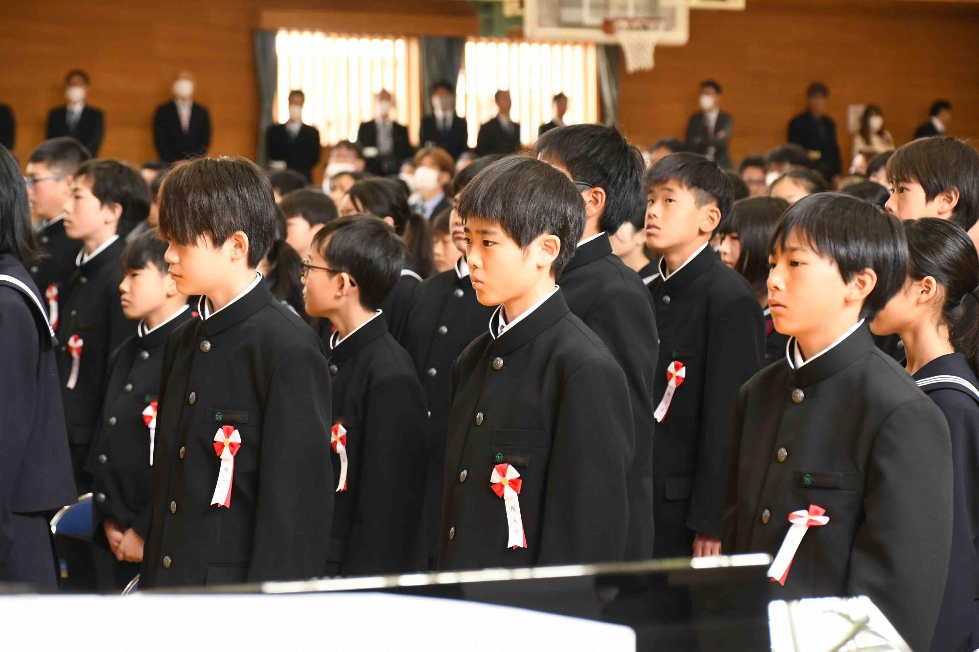 20240408竜王中学校入学式2