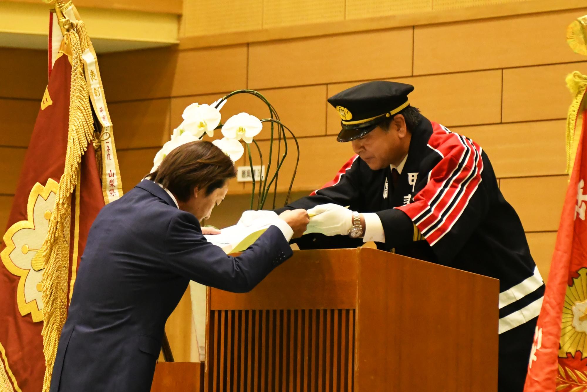 20240413消防団入退団式6