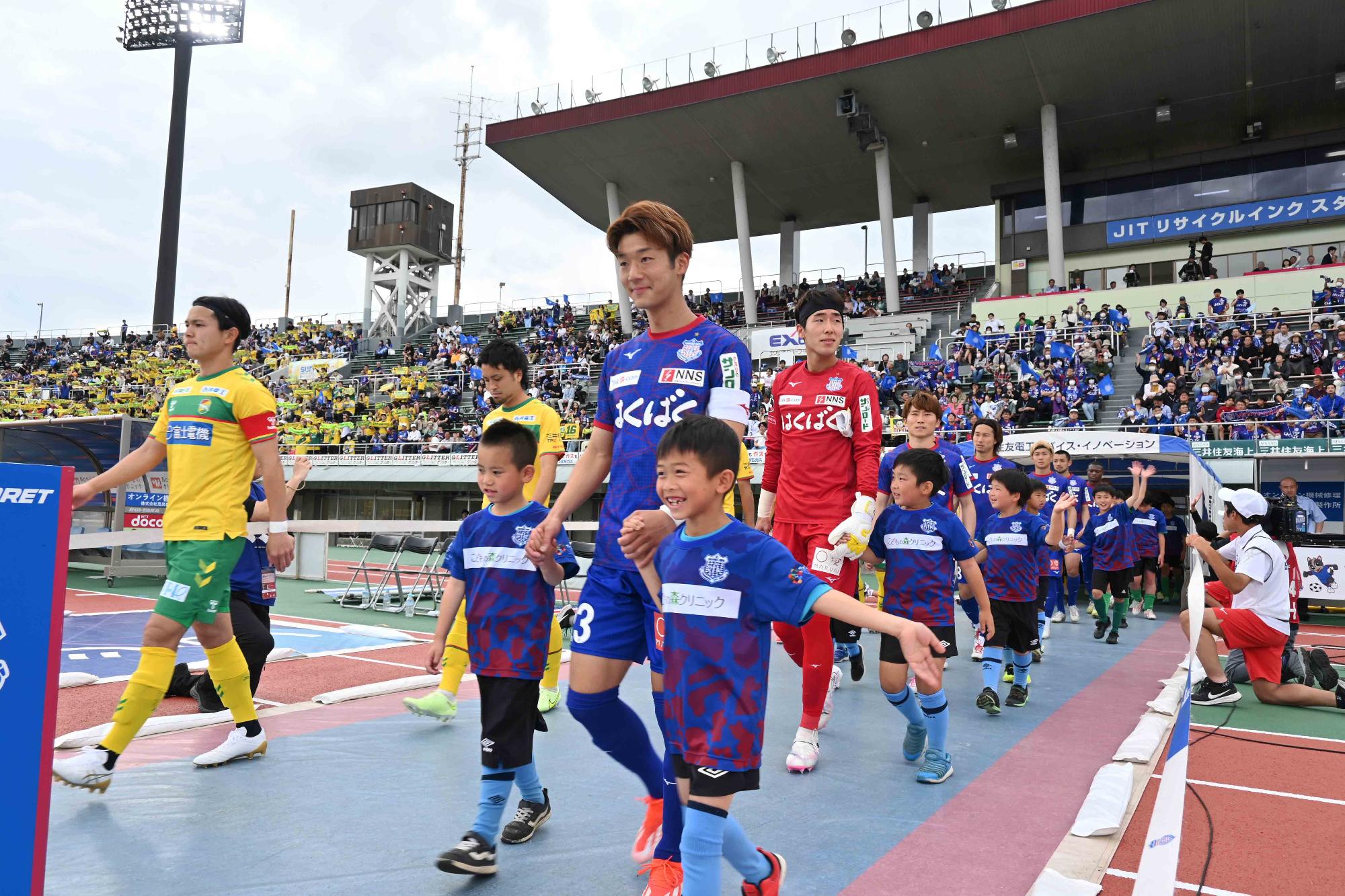 ヴァンフォーレ甲府甲斐市サンクスデー1824