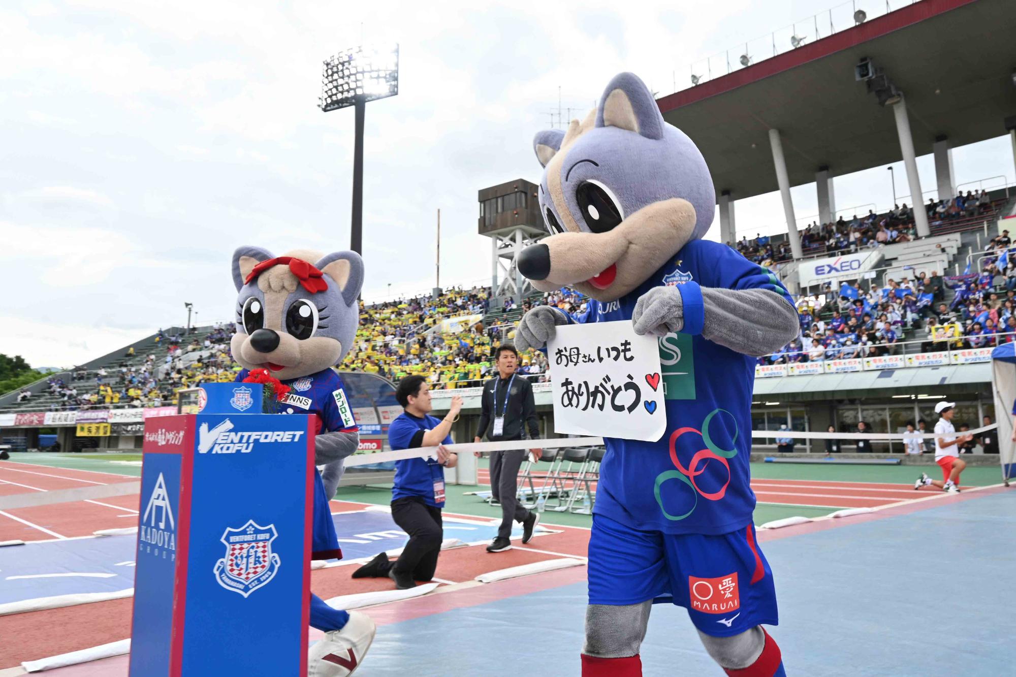 ヴァンフォーレ甲府甲斐市サンクスデー1856