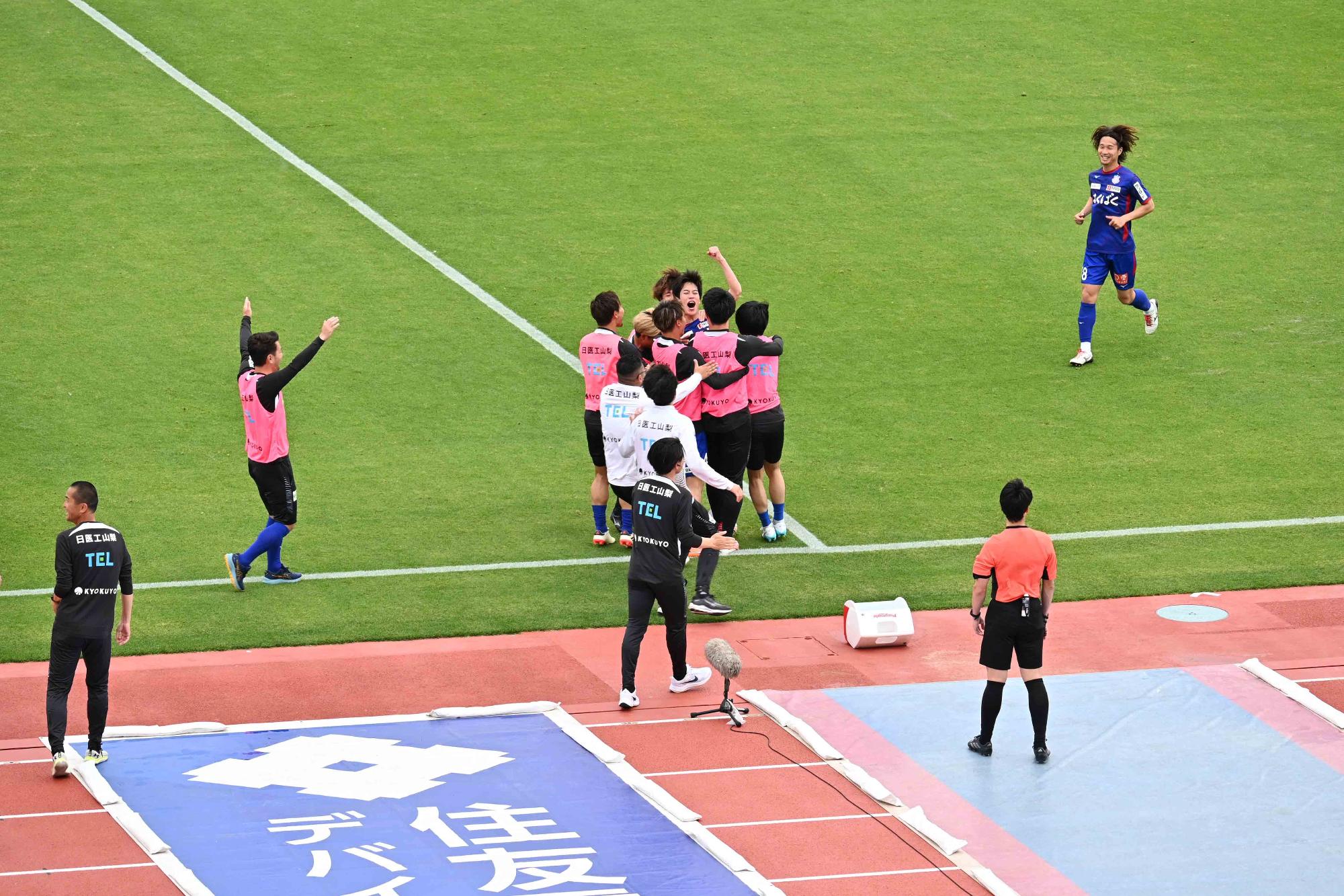 ヴァンフォーレ甲府甲斐市サンクスデー2046