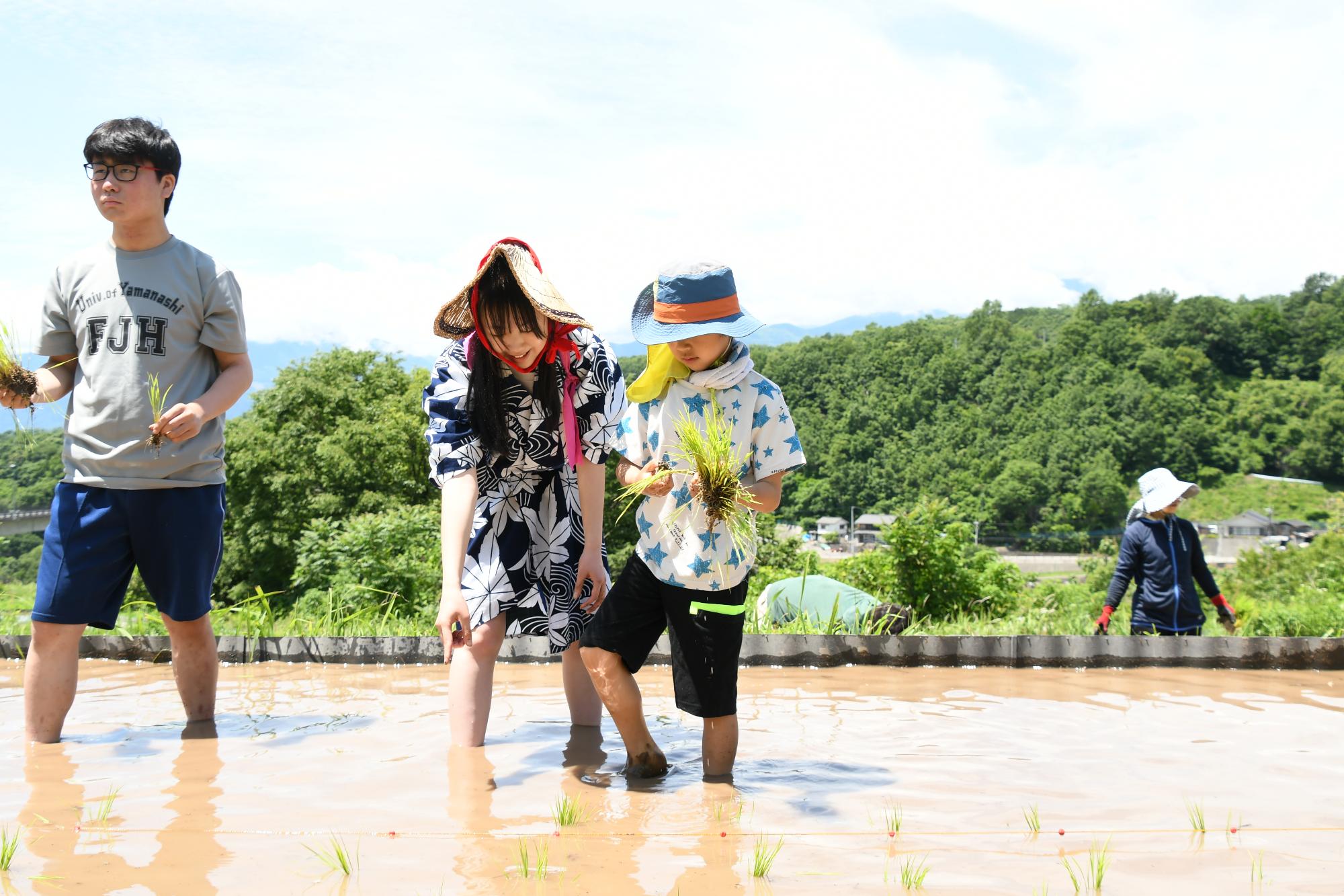 20240601御領棚田で田植え写真11
