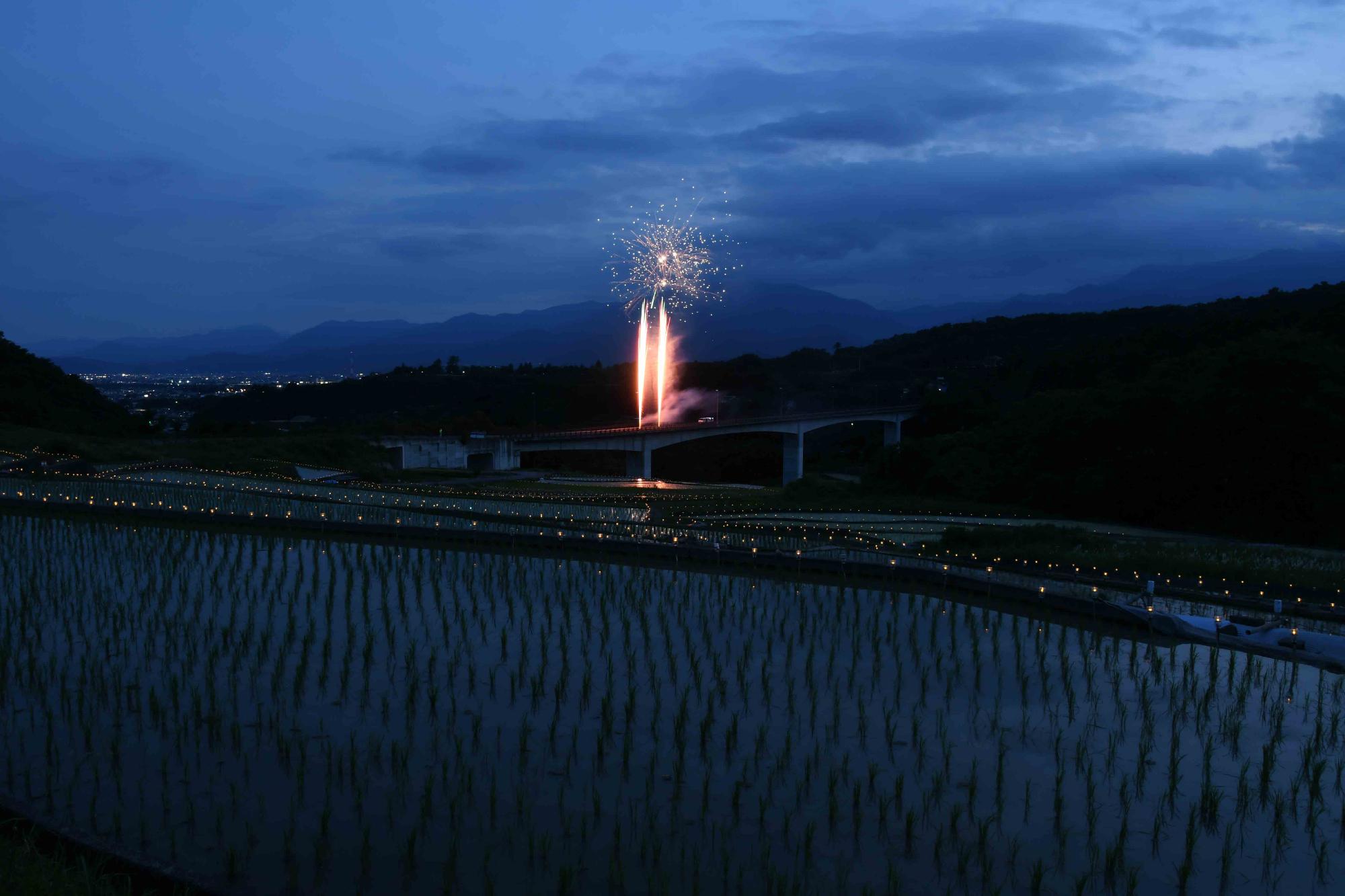 20240608御領棚田のイルミネーション4