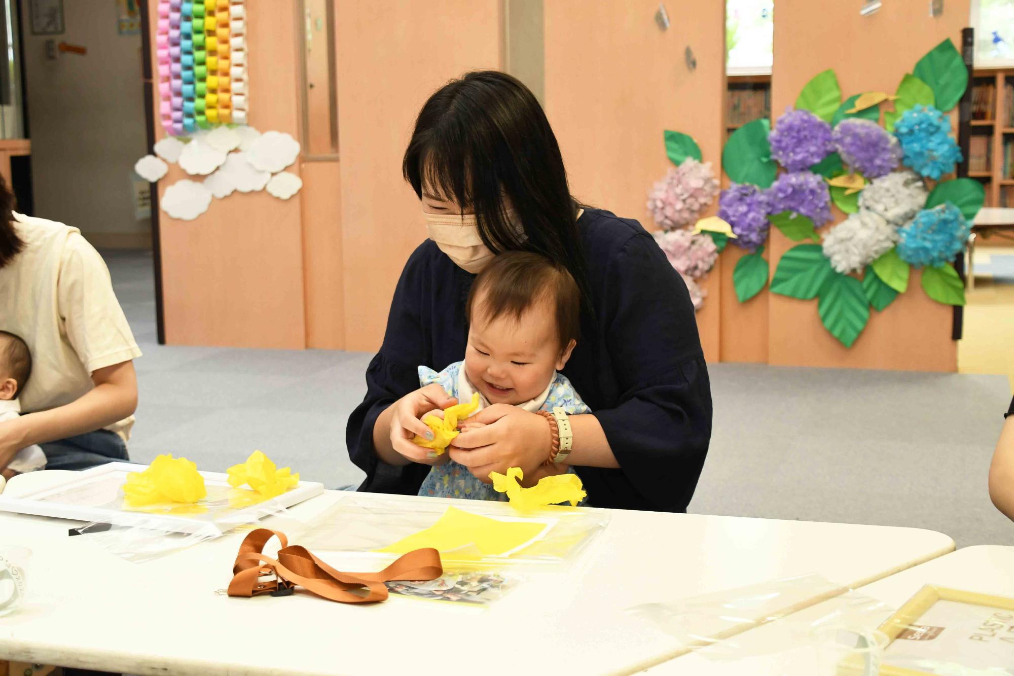 20240613竜王西児童館父の日のプレゼント製作1