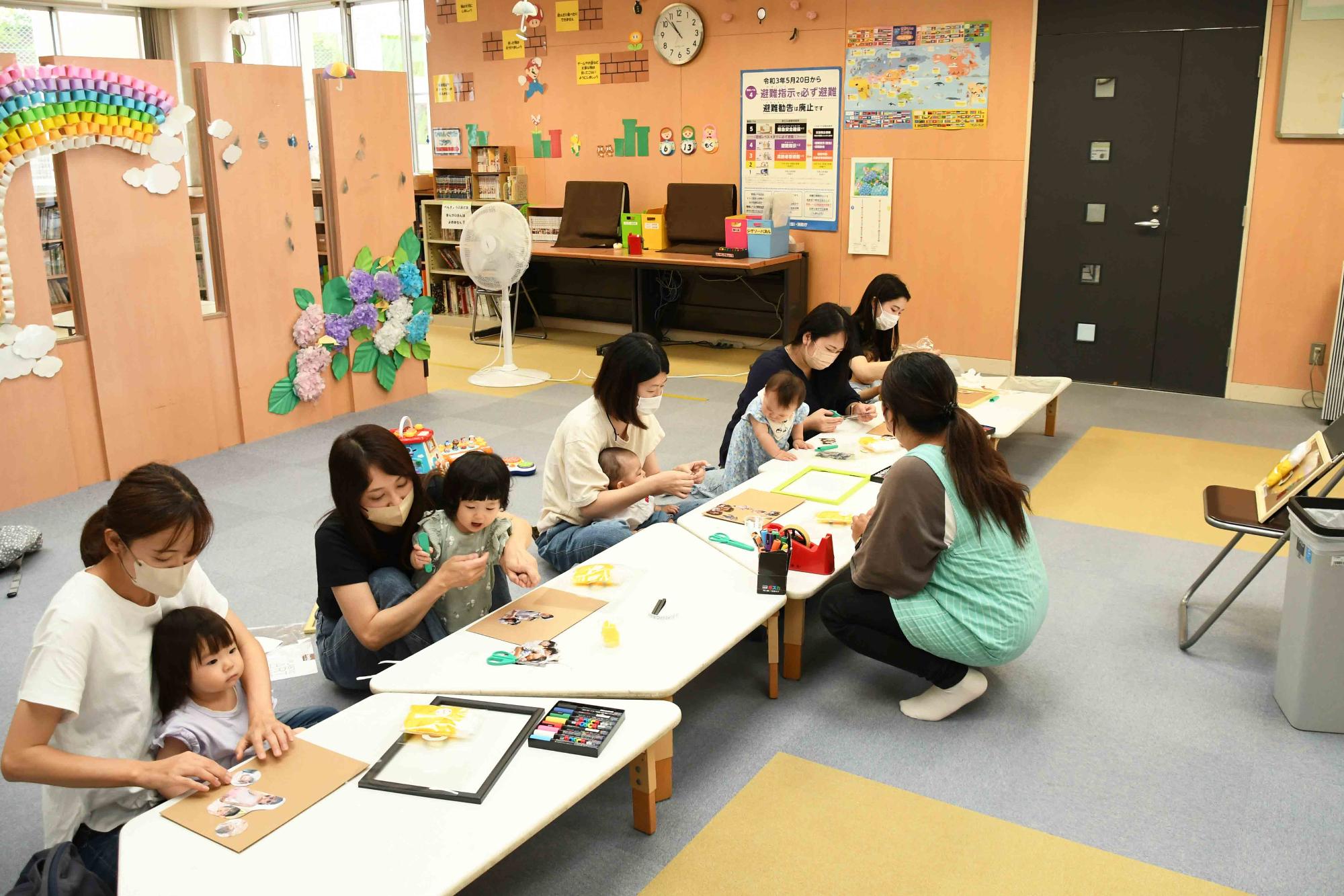 20240613竜王西児童館父の日のプレゼント製作2