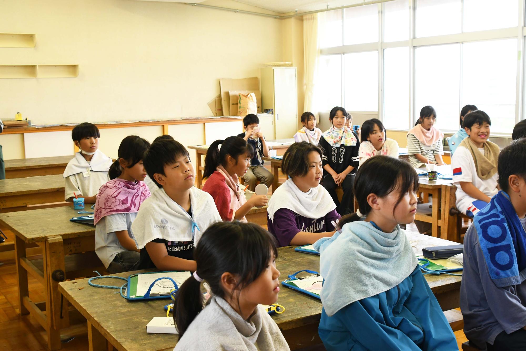 20240628竜王西小学校歯磨き指導1