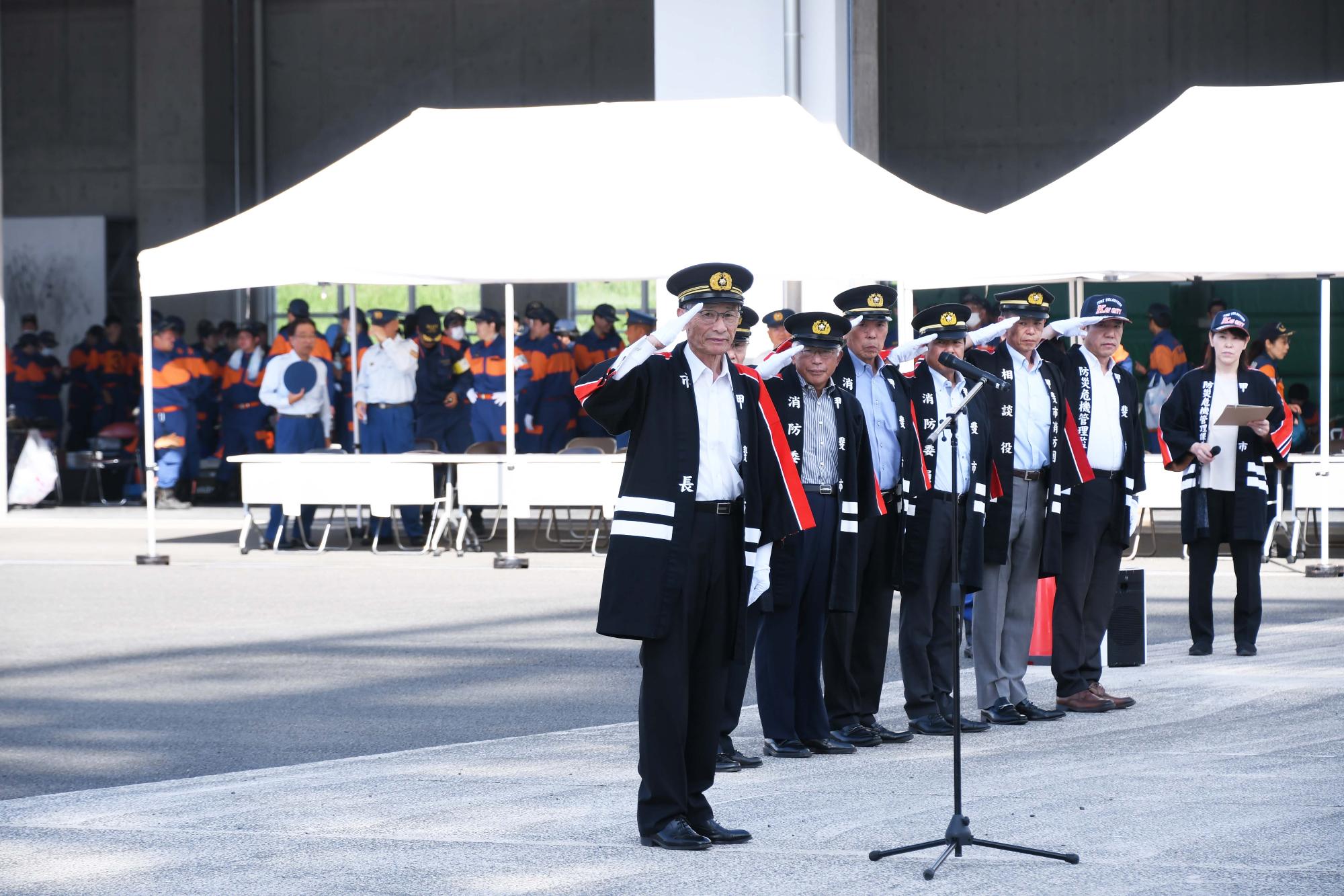 20240707甲府地区支部消防団員総合訓練大会1