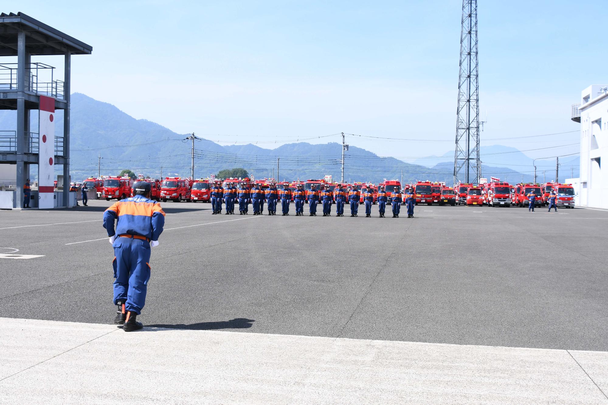 20240707甲府地区支部消防団員総合訓練大会6