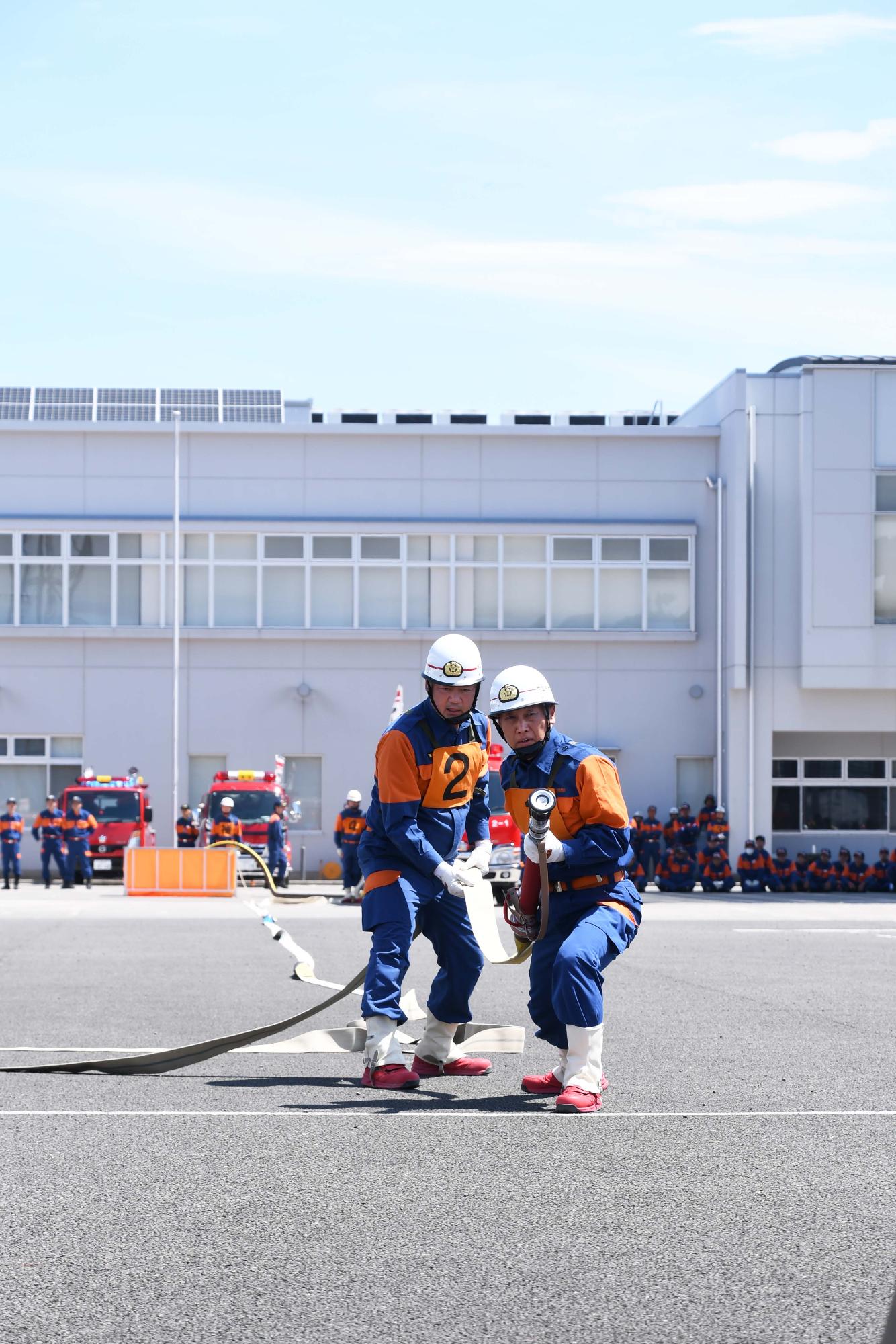 20240707甲府地区支部消防団員総合訓練大会8