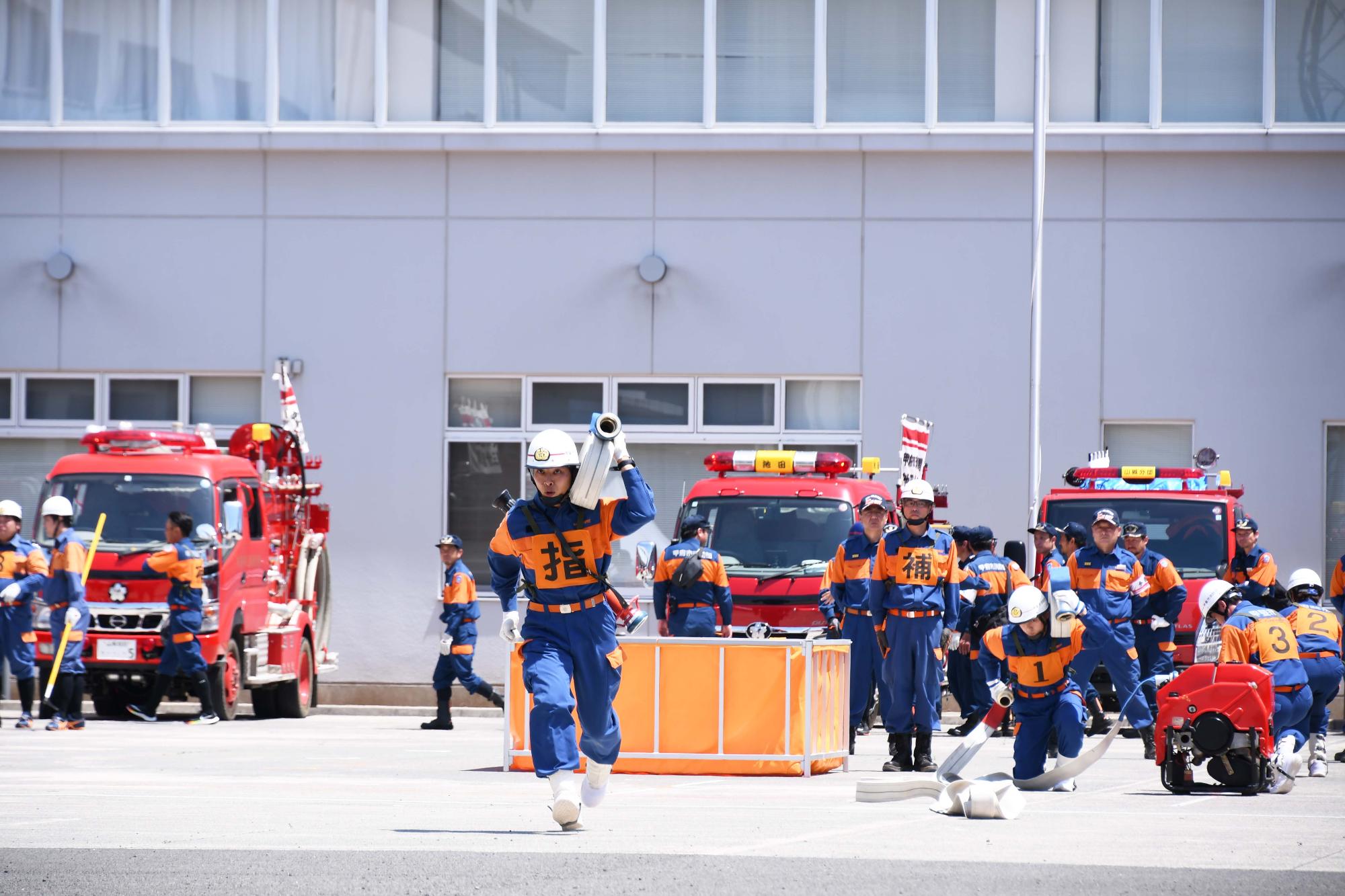 20240707甲府地区支部消防団員総合訓練大会13