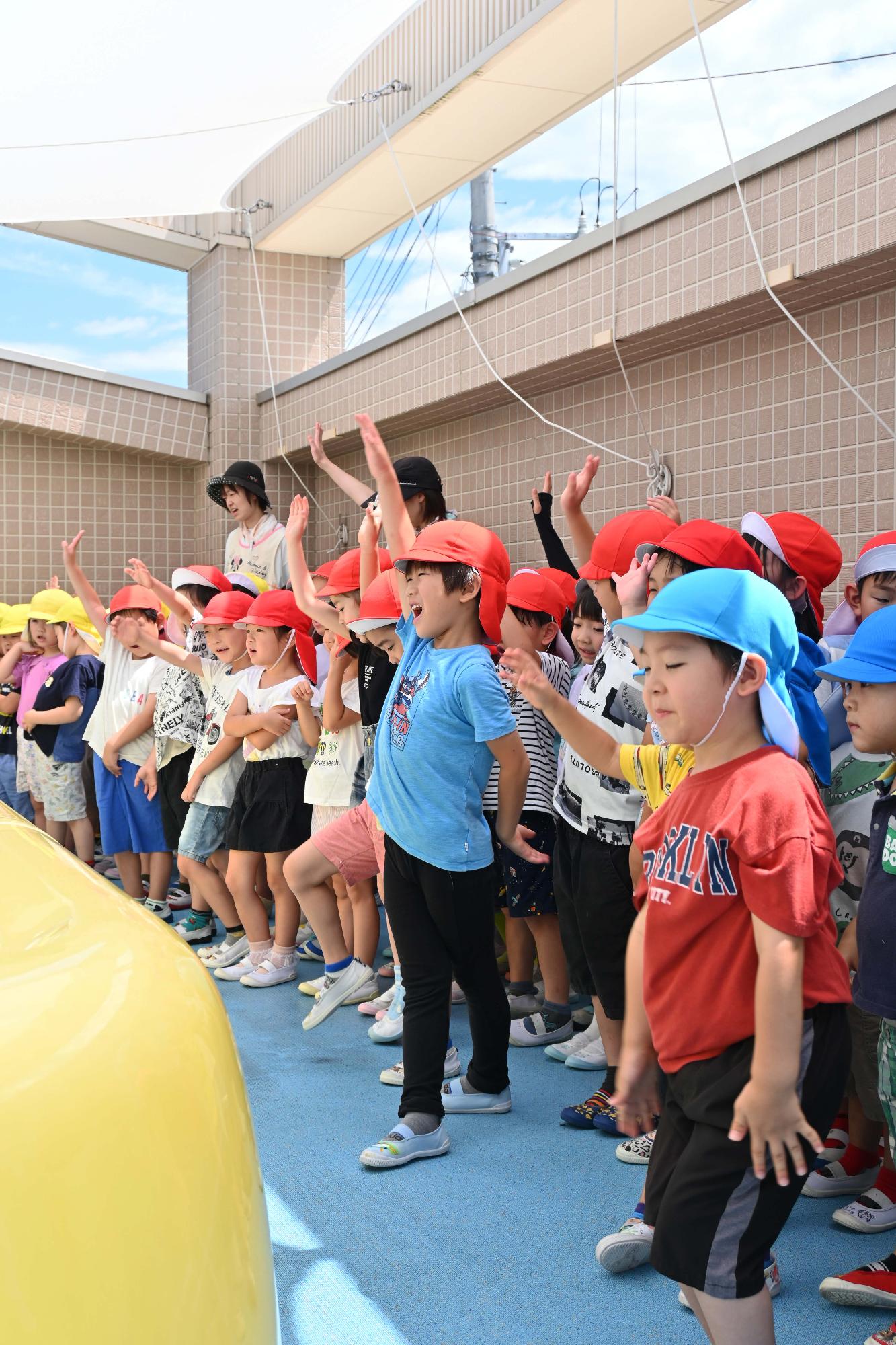 双葉西保育園プール開き8